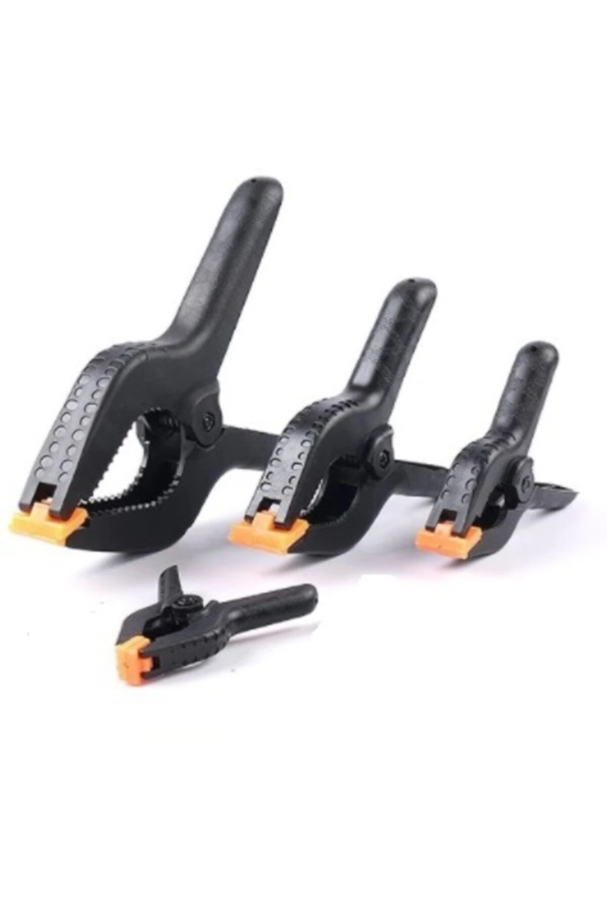 Kıskaç Klips Yaylı Işkence Plastik Kelepçe Güçlü Mafsallı Çene 4 Çeşit Mengene