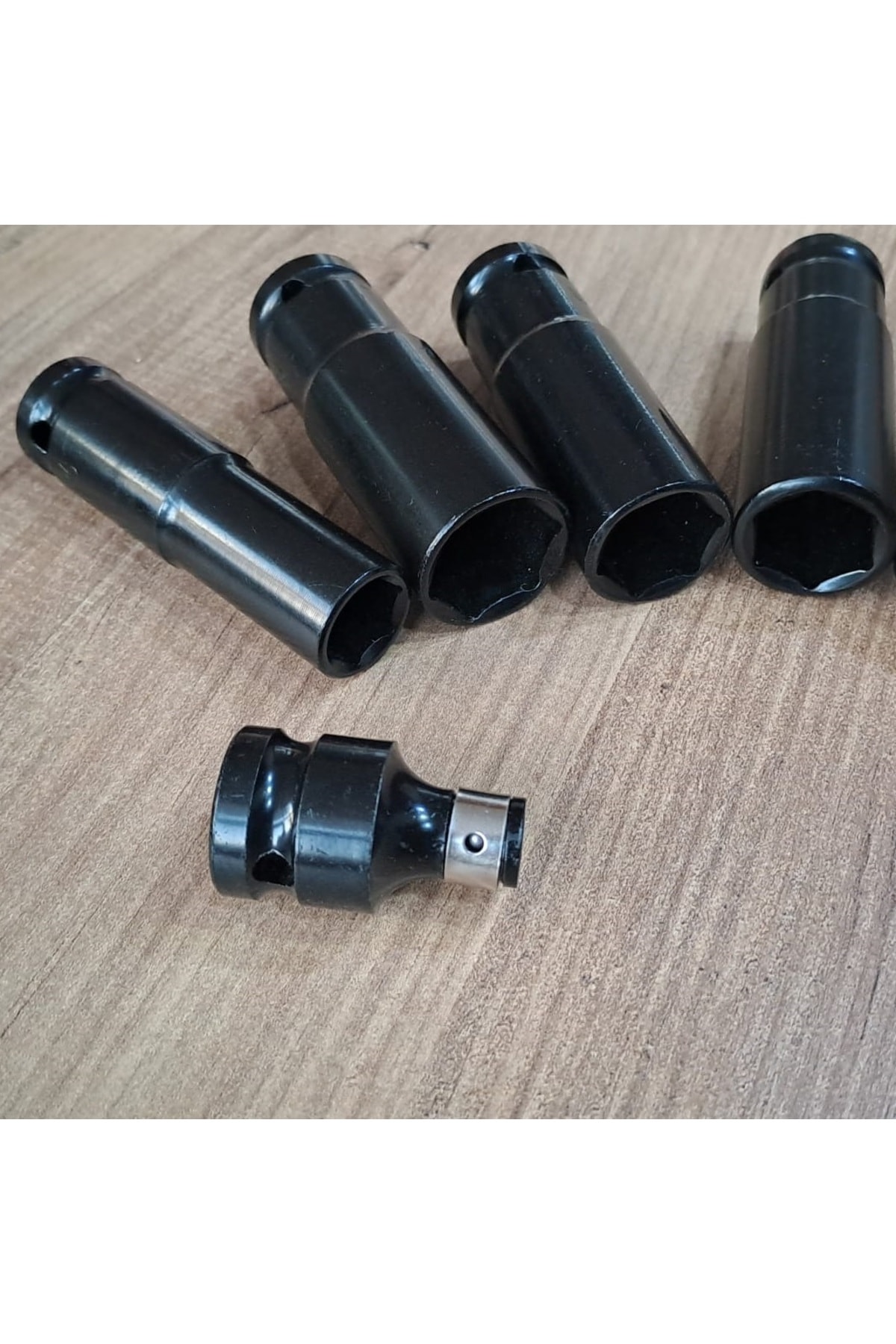 Somun Sökme Sıkma Torklu Makine Için 4lü Lokma Seti Mandren Ve Bits Adaptör 1/2 Bijon