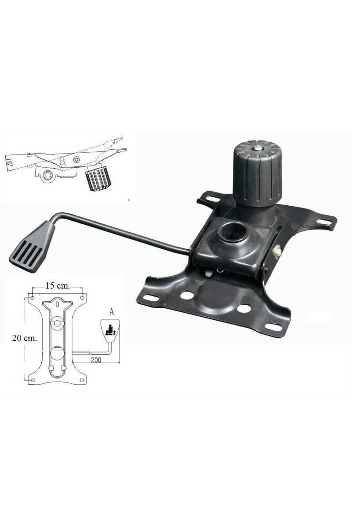 Ofis Koltuğu Yedek Parça Seti Yıldız Ayak Amortisör Tekerlek teleskop Şase Mekanizma Takımı