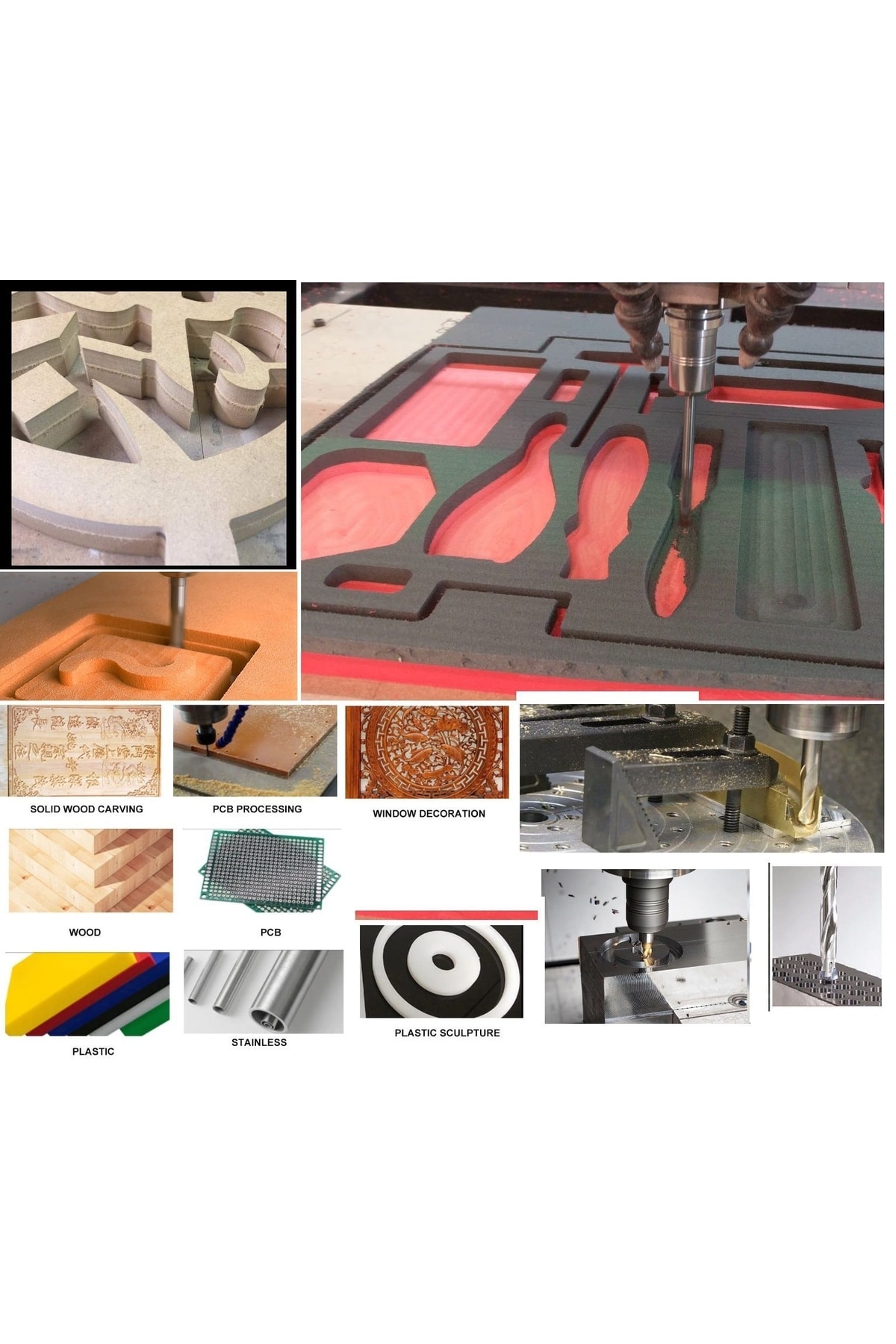 Kalıpçı Taşlama Delme Cnc Router Karbür Uç Seti 3.40mm - 3.80mm Çap Carbide Matkap Ucu 5 Parça Set