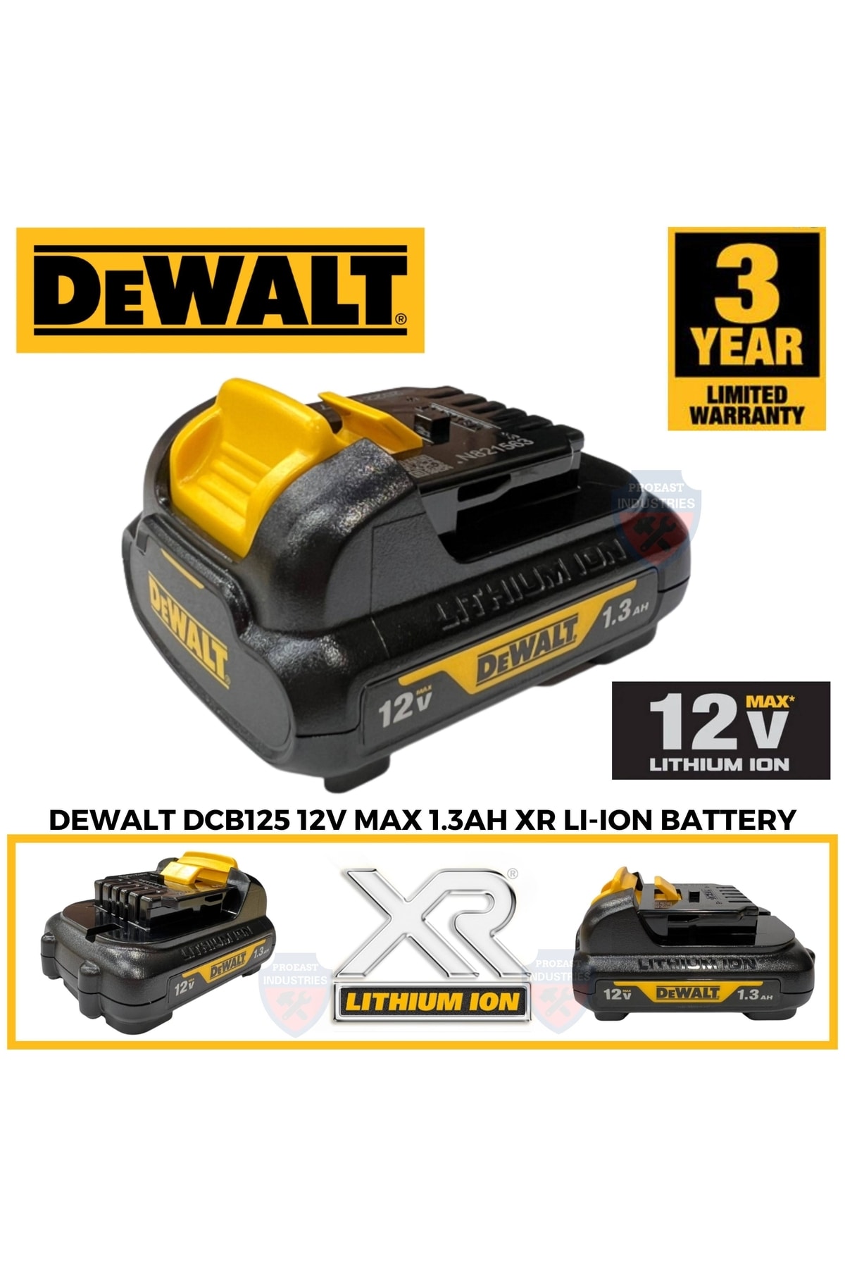 Dcd710d2 Dcf815d2 Dcd740c1 Dcs310s2 Dct410d1 Dct416d1 Dct414d1 12v 1.3ah Batarya