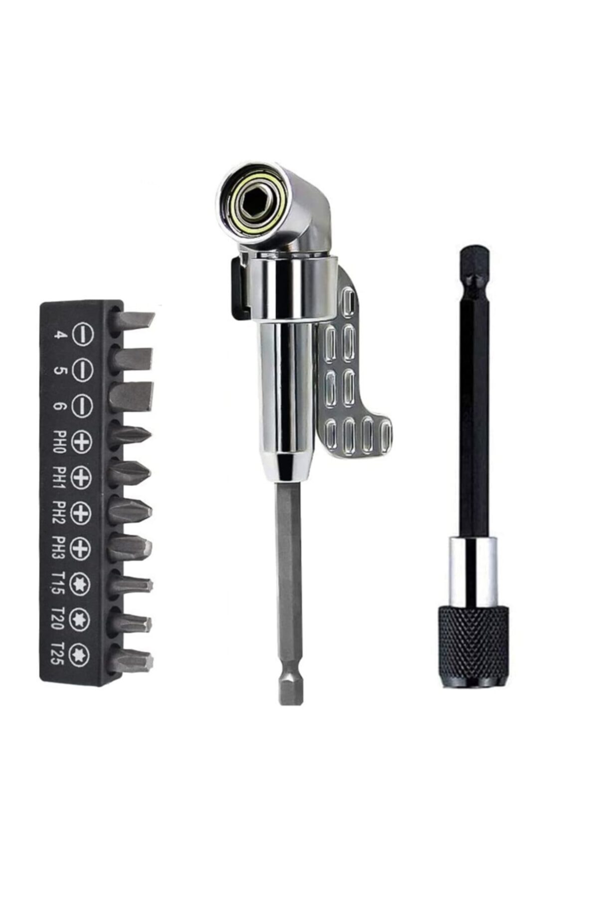 Matkap Için Vidalama Uç Seti Altıgen Hex Köşe Kör Vidalama Aparatı Hızlı Bits Değiştirme Adaptörü