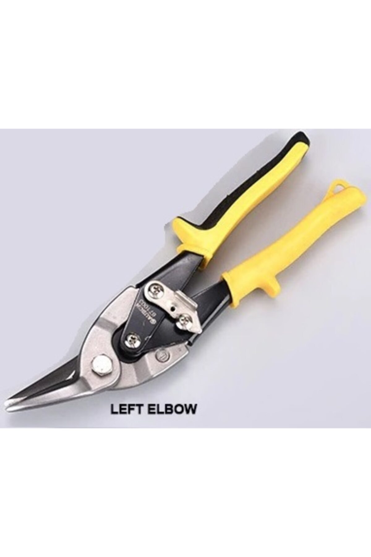 Kaportacı Teneke Sol Çelik Ağızlı Güçlü Çeneli Manivela Sistemli Saç Alüminyum Makası 40 Mm