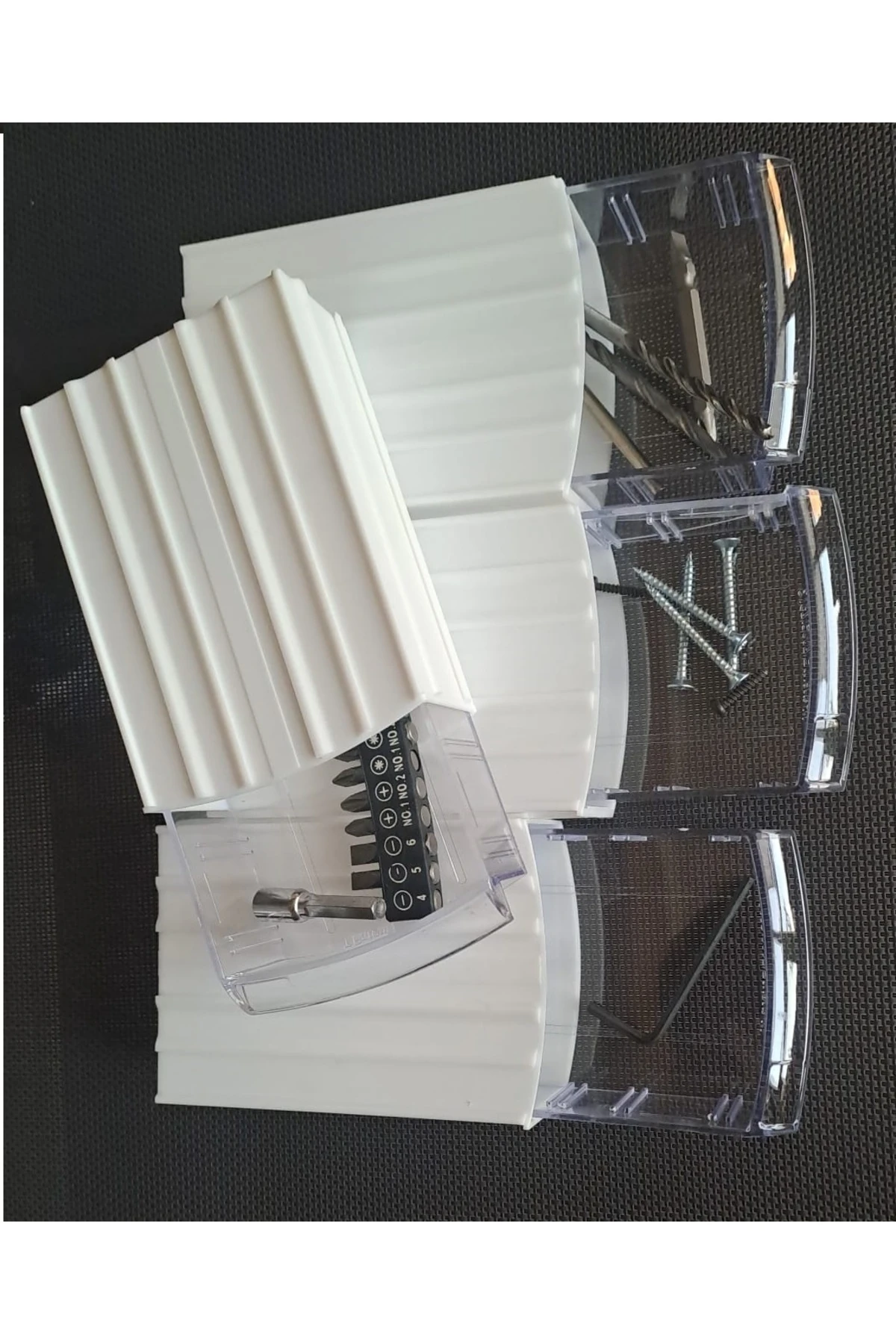 Şeffaf Çekmeceli Organizer Kutu 4 Kutu Dremel Gravür Boncuk Mücevher Saklama Kutusu düzenleyici