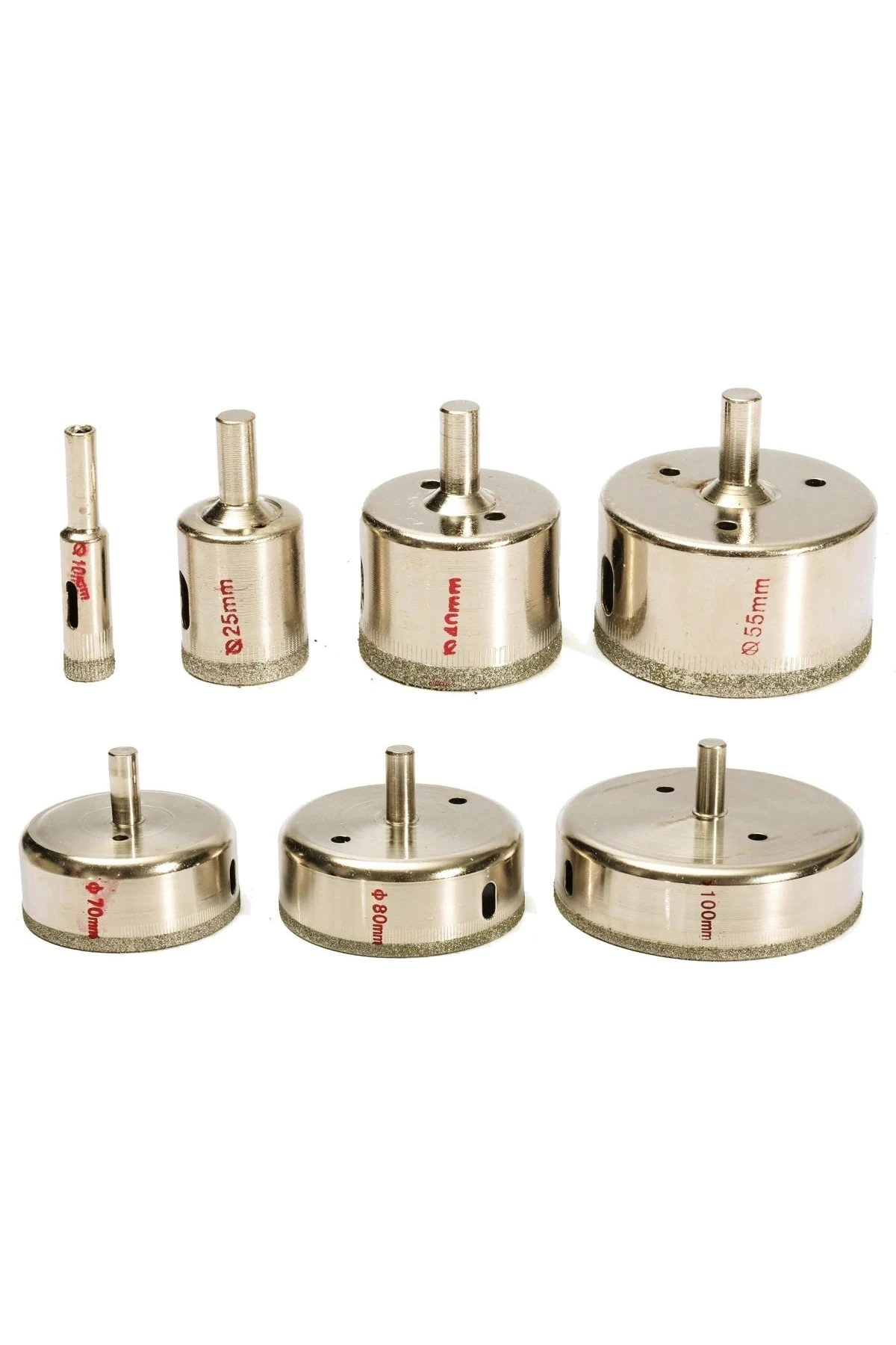 Mermer Granit Fayans Cam Yuvarlak Delme Panç Elmas Uç Yuvarlak Açma Matkap Için Karot (65mm)