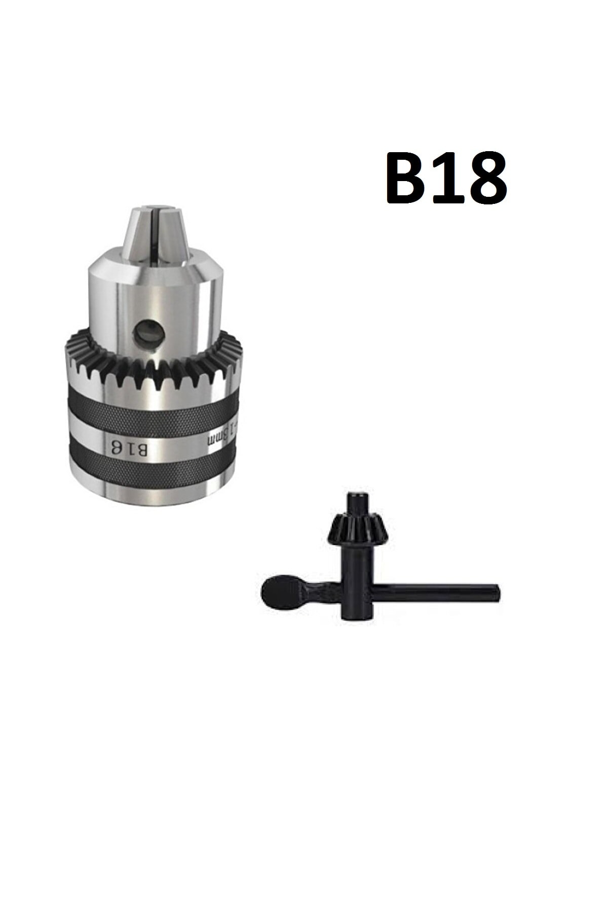 1-16mm B18 20 Unf Konik Mandren Çelik Dik Matkap Aynası Anahtarlı Mandiren