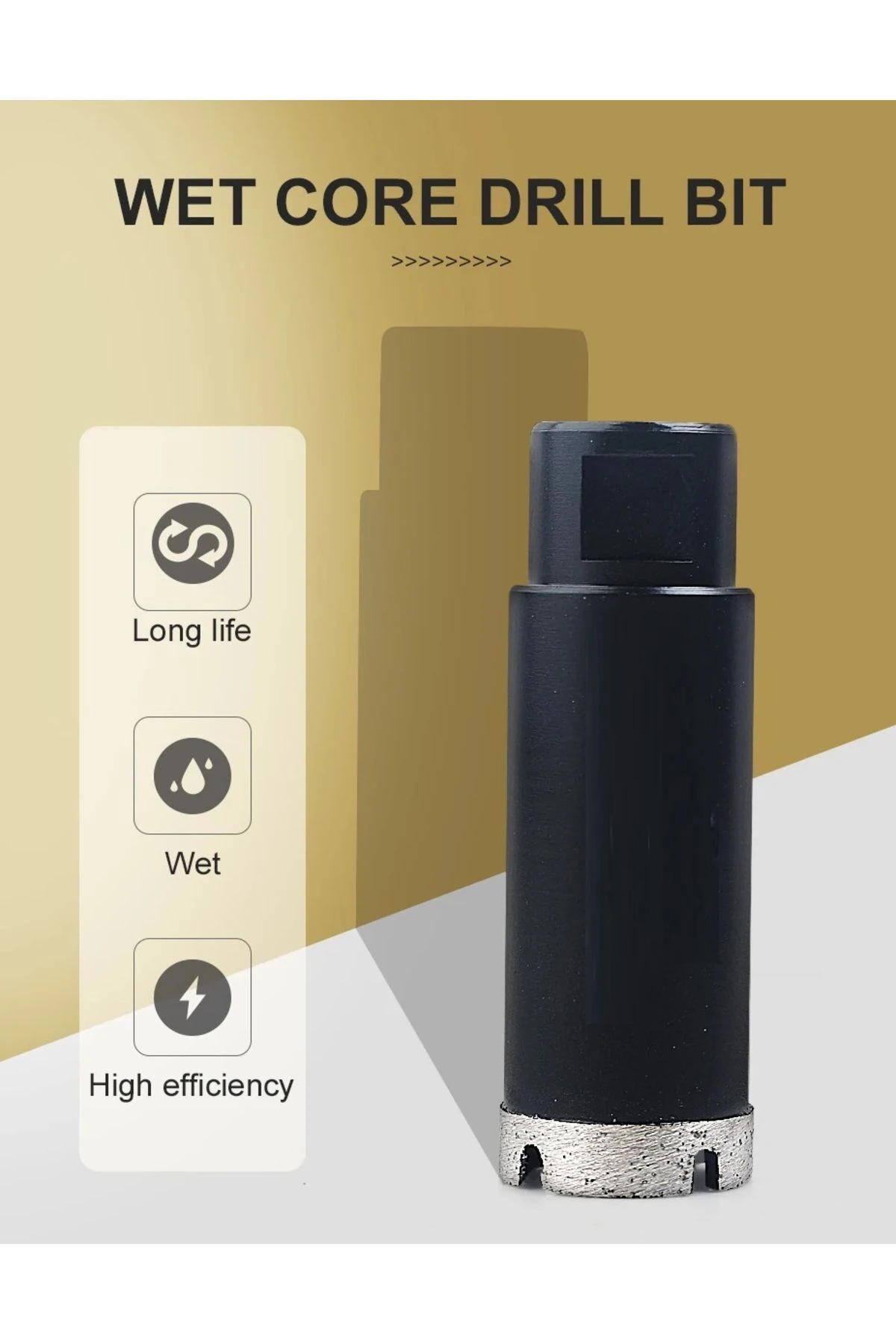 Boru Tipi Mermer Fayans Beton granit Delme 20mm Avuç taşlama uyumlu Karot Uç Panc