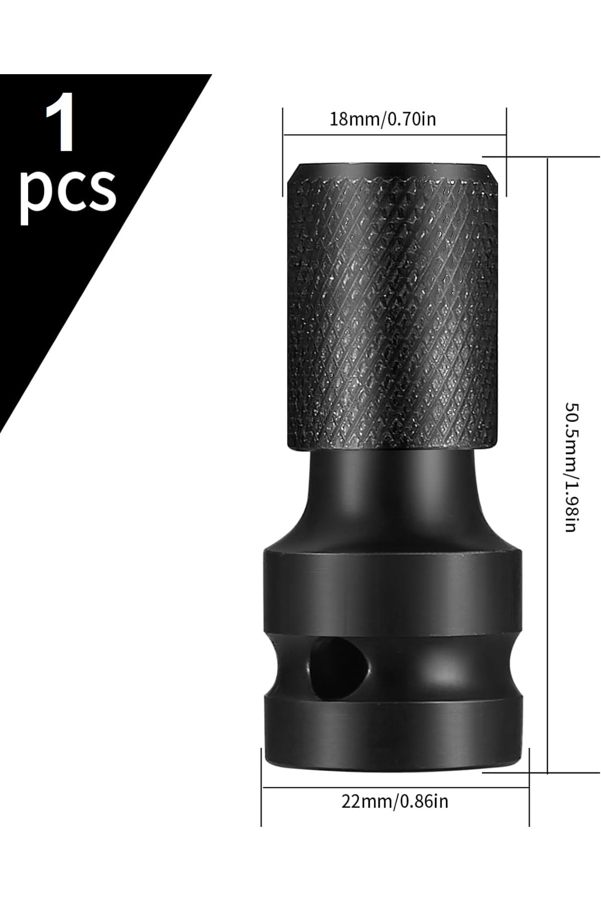 1/2 Matkap Chuck Mandrenli Adaptör Somun Sökme Makinesini Hex Bits Uç Dönüştürme Paratı