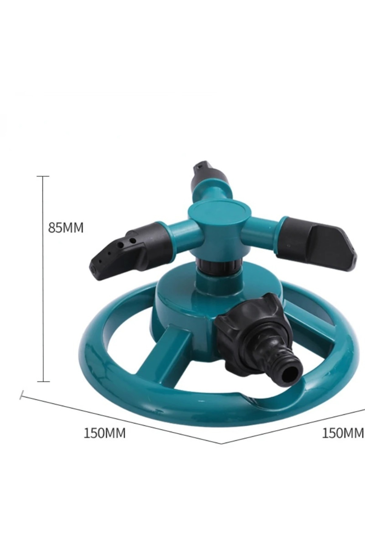 3 lü Sprink Yeşil 360° Döndürme Otomatik Sulama Sistemi Bahçe Çim döner püskürtme aracı