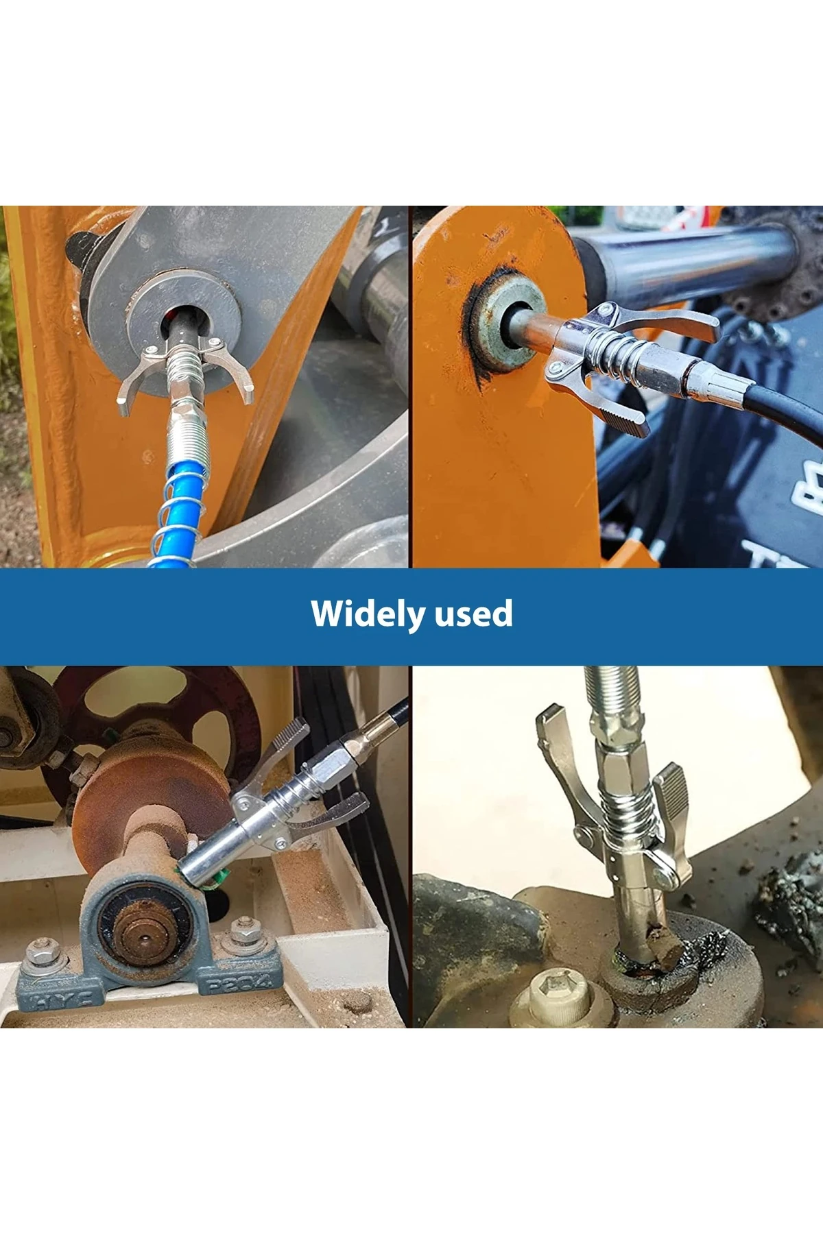 Mandallı Kilitlemeli Gres Pompası Kelebek Gres Yağı Basma Doldurma Tabancası