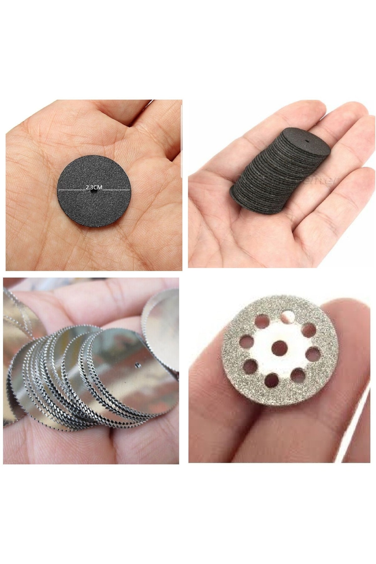 Mini Vız Vız Için Kesici Mini Disk Seti Ahşap Metal Cam Fayans Kesme Elmas Hss Fiberglas Kesici Set