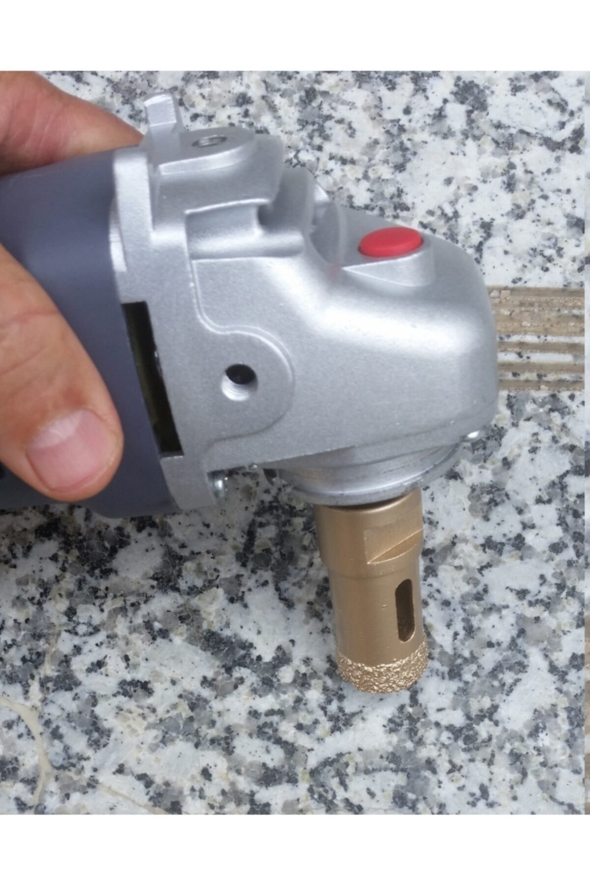 Mermer Granit Panç Fayans Seramik Beton Delme Pancı 65mm Sarı Elmas Ucu Flex Uyumlu