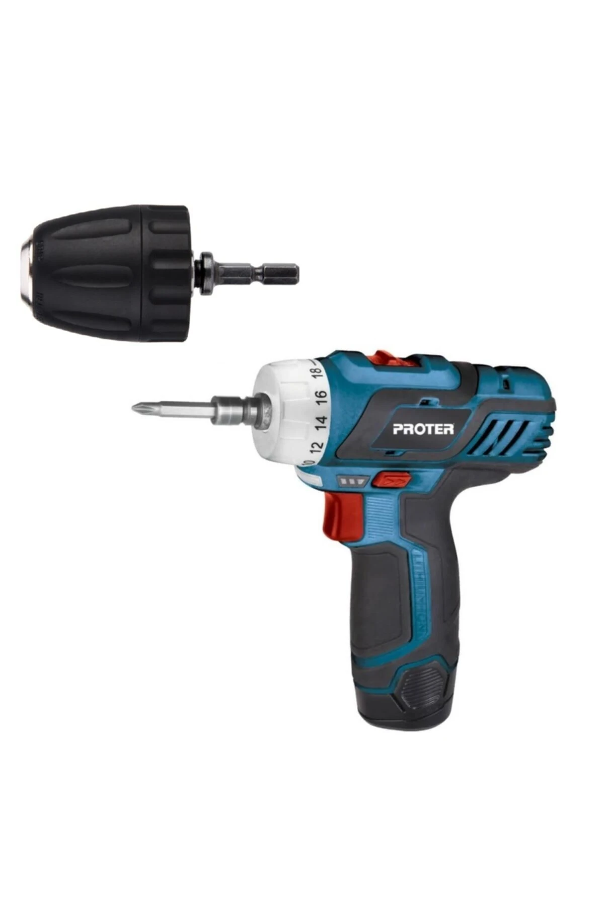 Şarjlı Vidama Matkap Için 1/4 Hex Adaptörlü Mandren 10mm 3/8 Mm Otomatik Anahtarsız Süpra Mandren