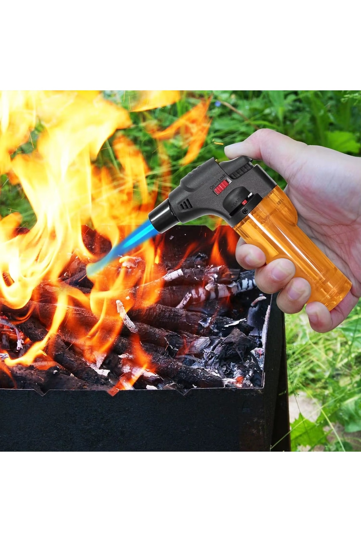 Gaz Hediyeli Yüksek Alevli Çakmak Torch Pürmüz 1300 Derece Hürmüz Emniyetli Pürmüs