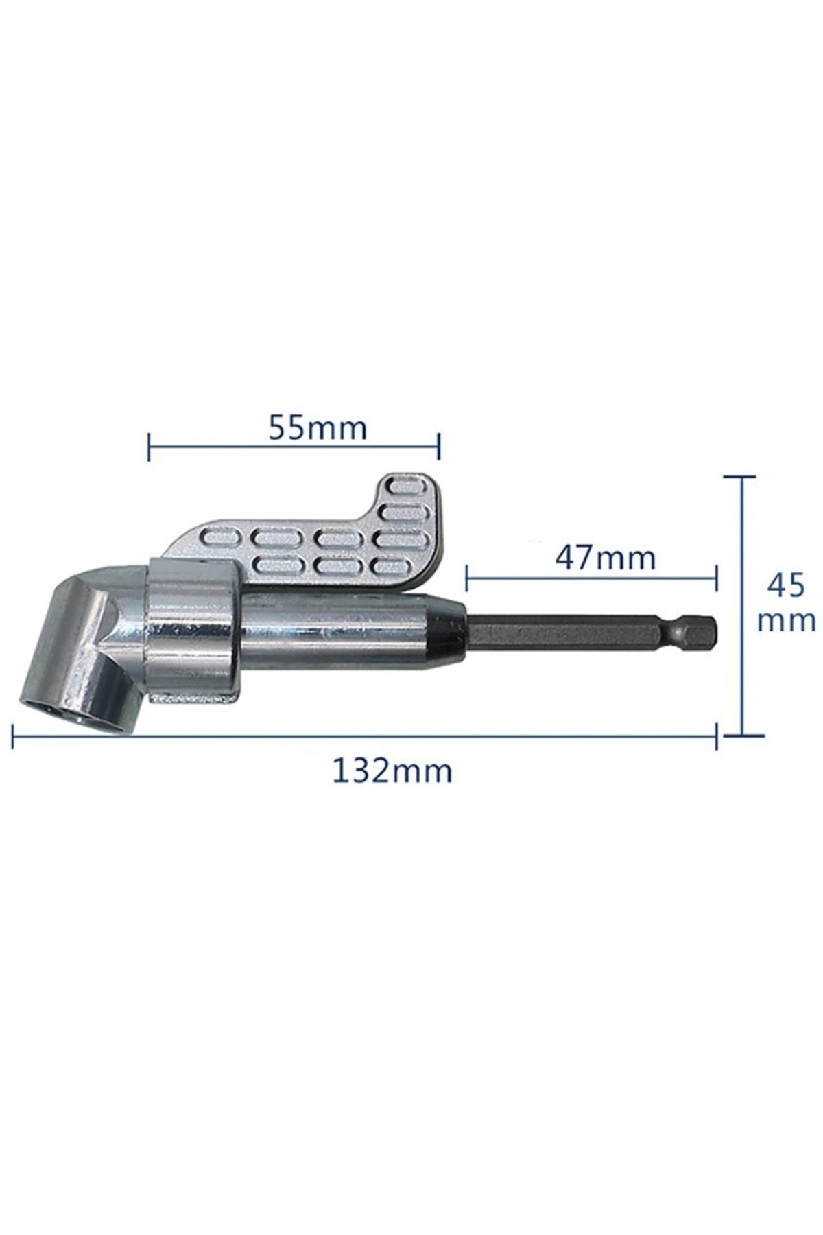 Altıgen 1/4 Hex Bit Uzatma Adaptörü 5li Titanyum Matkap Ucu Seti Köşe Delme Vidalama Aparatı Altıgen