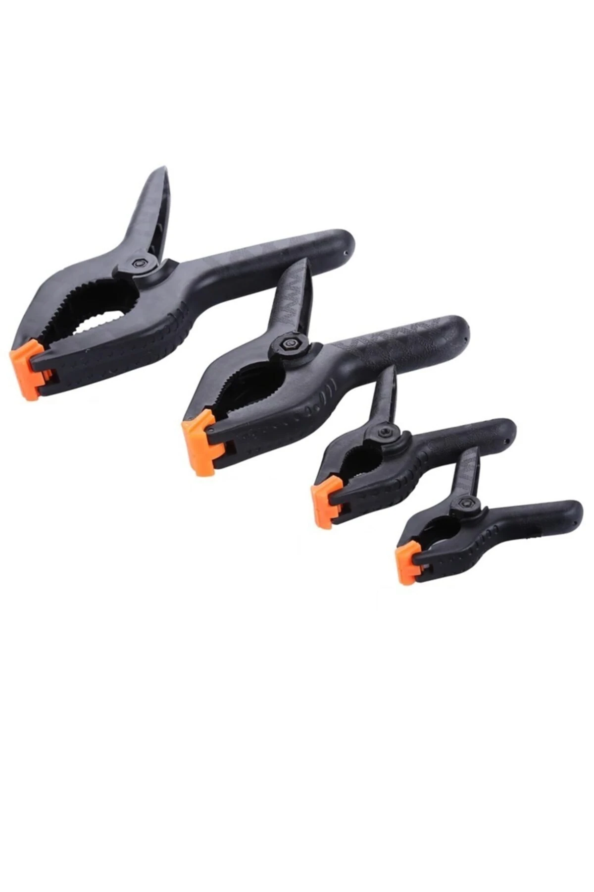 Mandal Tipi Mengene Işkence Plastik Kelepçe Güçlü Mafsallı Çene 4 Parça Kıskaç Mengene