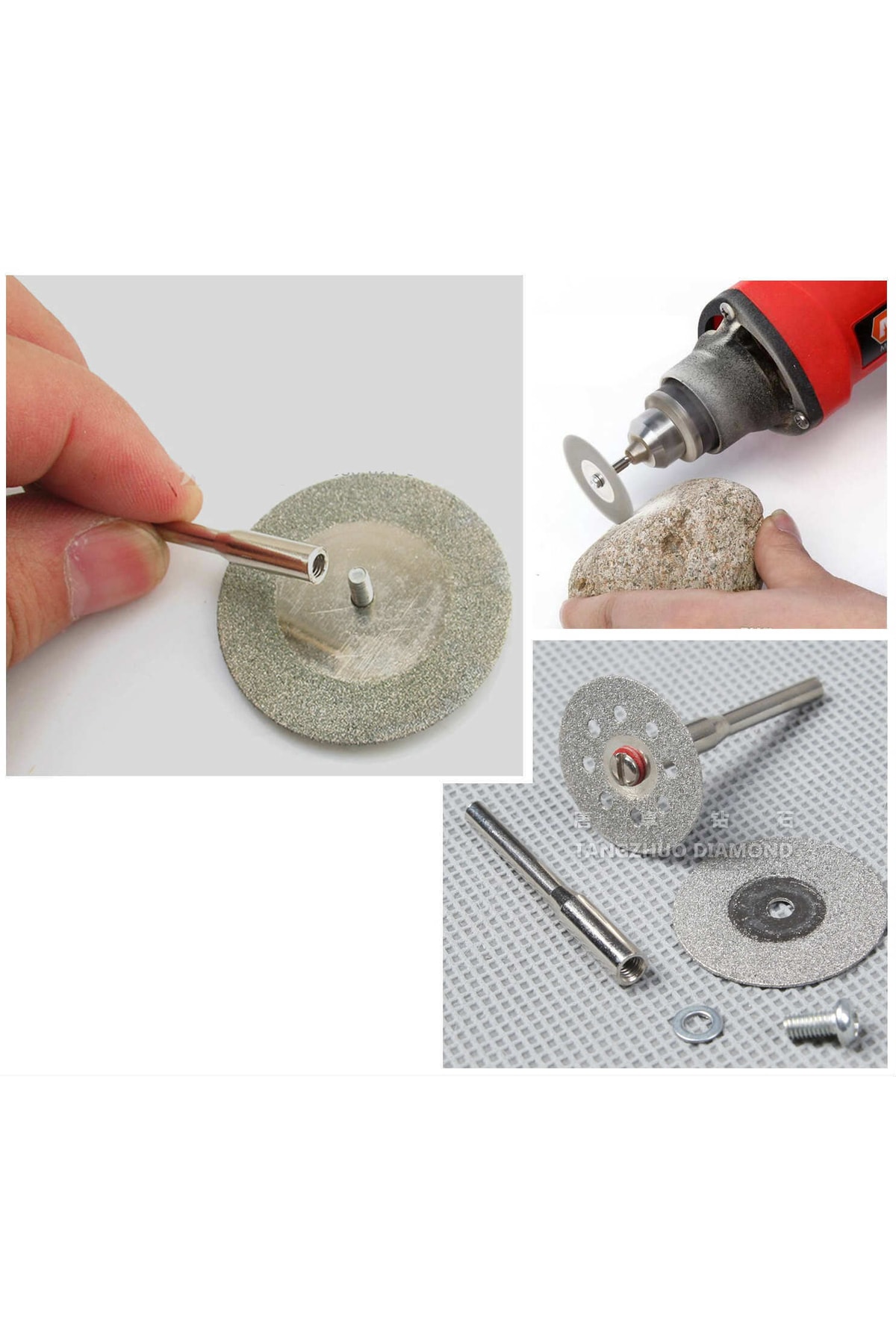 Dremel Matkap Hilti Sds Adaptörü Mini Daire Disk Testere Mandren Bağlantı Elemanı Vidalı Pim Mandire
