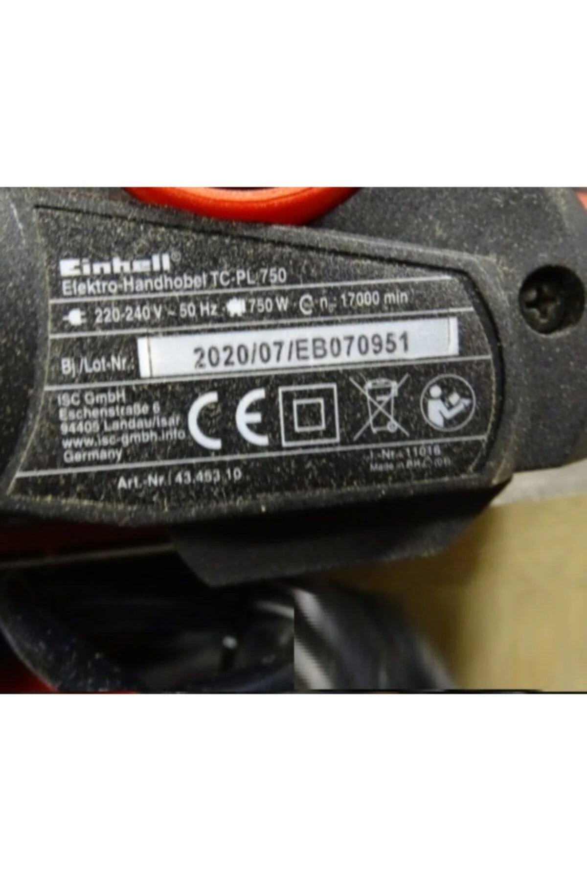 Einhell Tc-pl 750 Planer Bıçak Seti Ahşap Elektrikli El Planyası Rende İçin