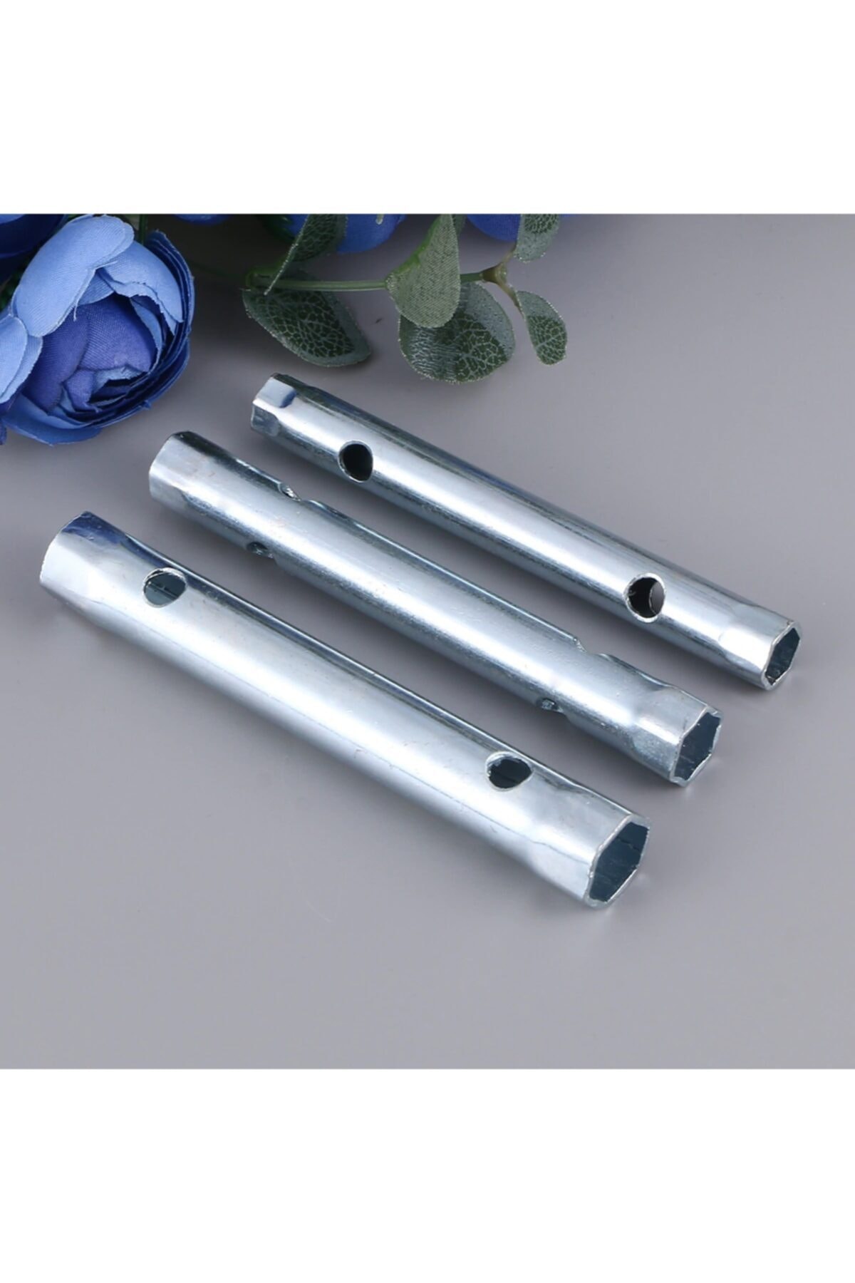 T Kollu Buji Boru Anahtar Seti Kovan Tipi Borulu Lokma Takımı 8-17mm Kollu Set 6 Parçalı