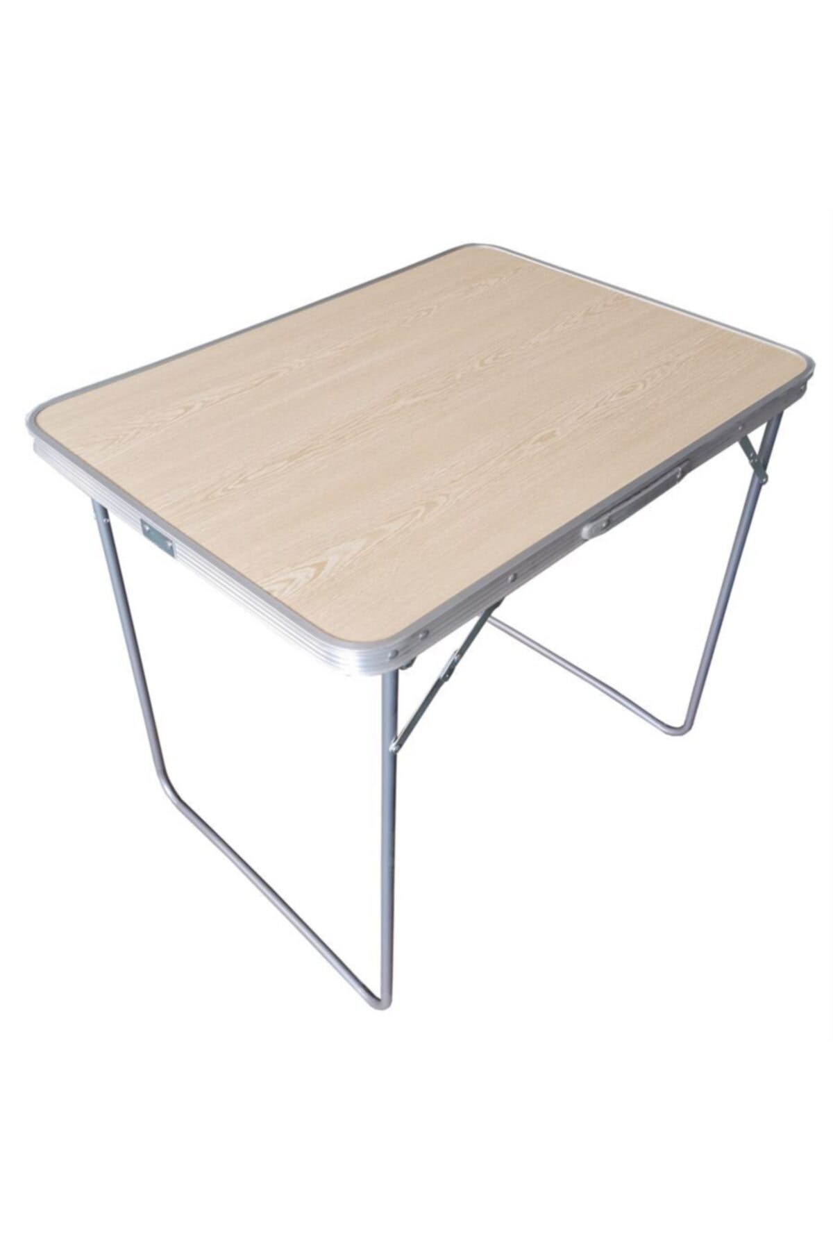Alüminyum Kamp Piknik Balkon Bahçe Masası Katlanır Ayaklı Taşıma Kolu 60x80cm