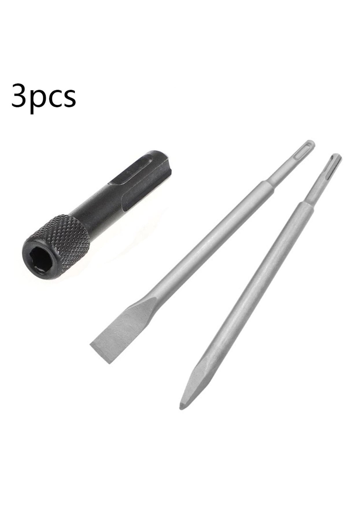 Kırıcı Delici Matkap Için Sds Plus Matkap Uç Seti Murç Keski 1/4 Hex Vidalama Adaptörü 3 Parça