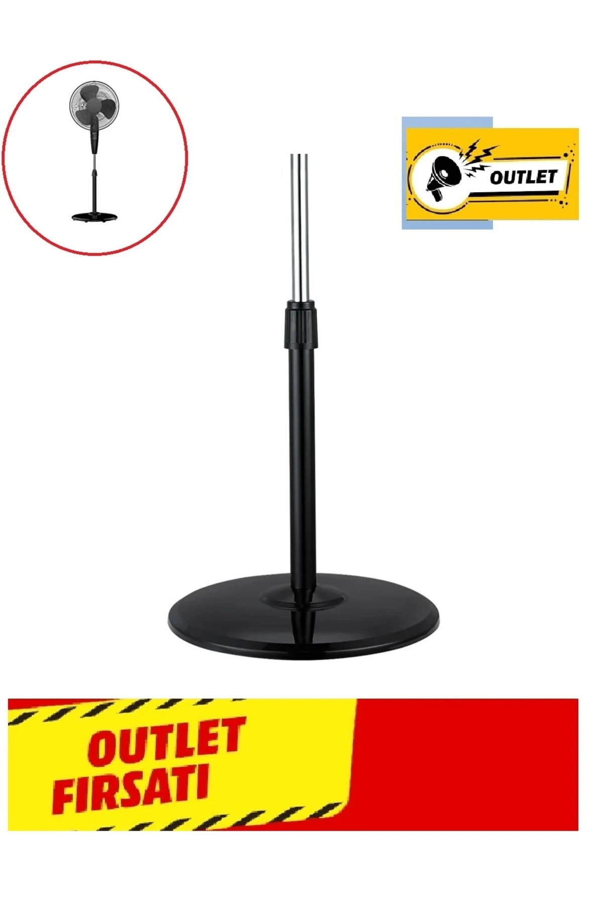 Outlet Vantilatör Ayağı Simit Ayak Yedek Parça Borlu Üniversal Uyumlu Ufak Hasarlı Ayak