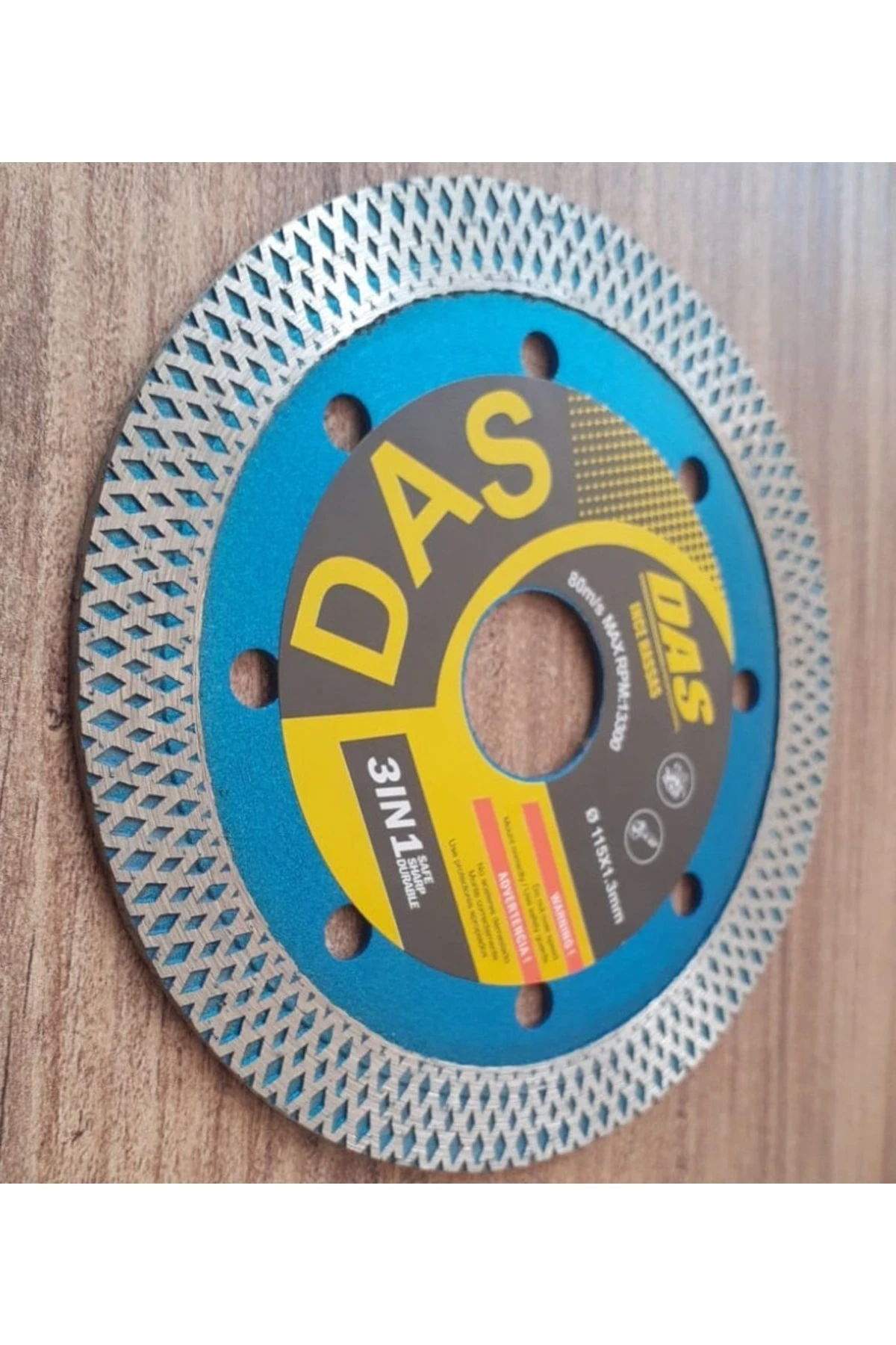 115mm Das Pro Mermer Fayans Seramik Için Örgülü Elmaslı Kesici Disk