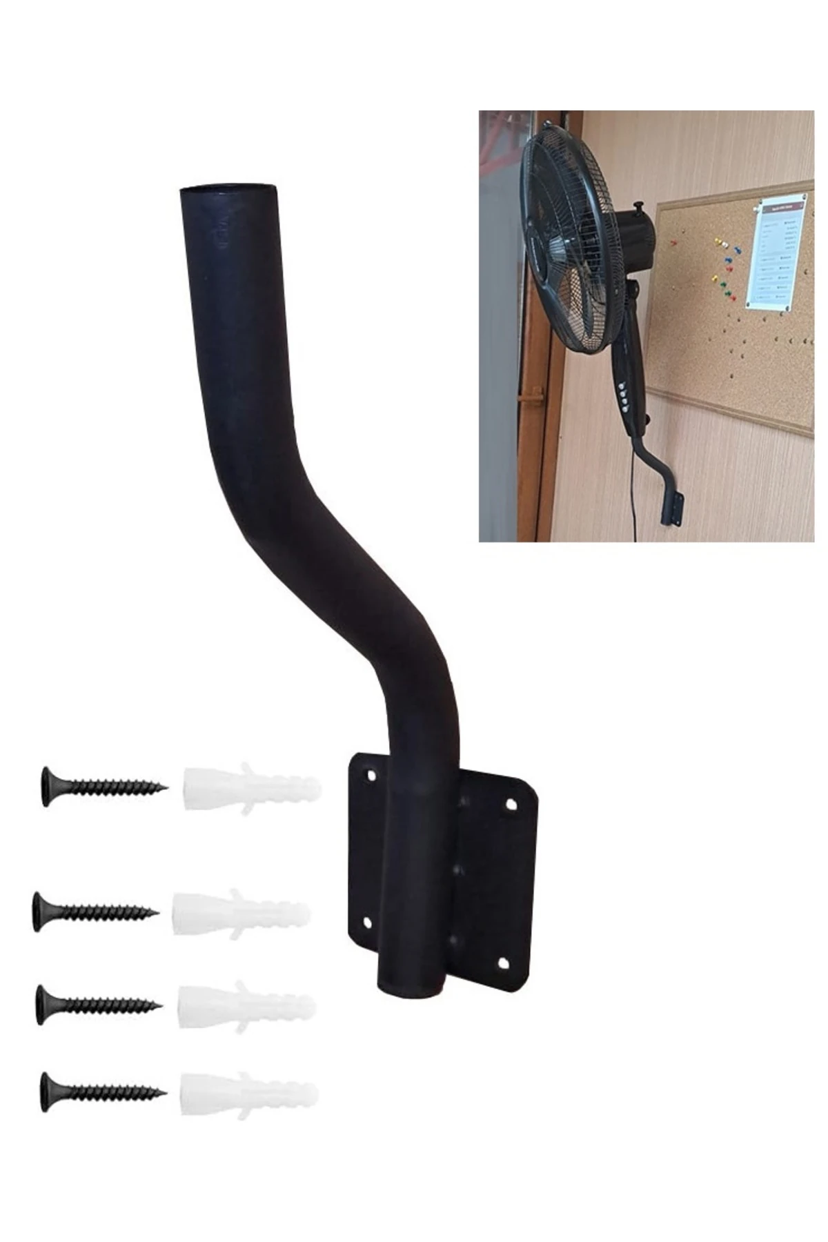 Ayaklı Vantilatörü Duvar Vantilatörüne Dönüştürme Aparatı Duvar Montajlı Hava Pervanesi için Braket