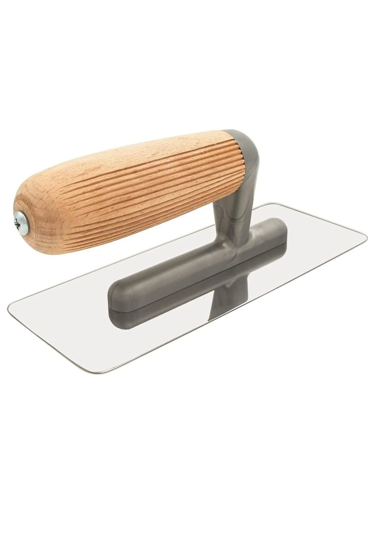 Alçı Kaleterasit Malası Ahşap Saplı Çelik Sıyırma Düzeltme Temizleme Sıvacı Harç Sonlama Malası