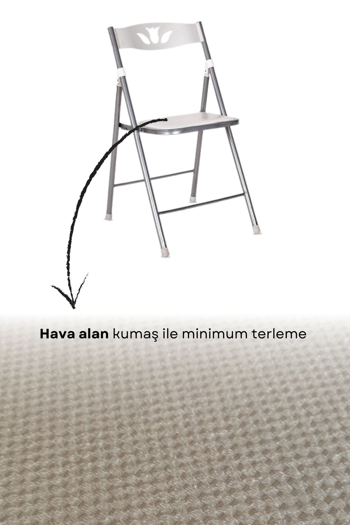 Mutfak Sandalyesi Katlanır Sandalye Tabure Ofis Bahçe Balkon Kamp