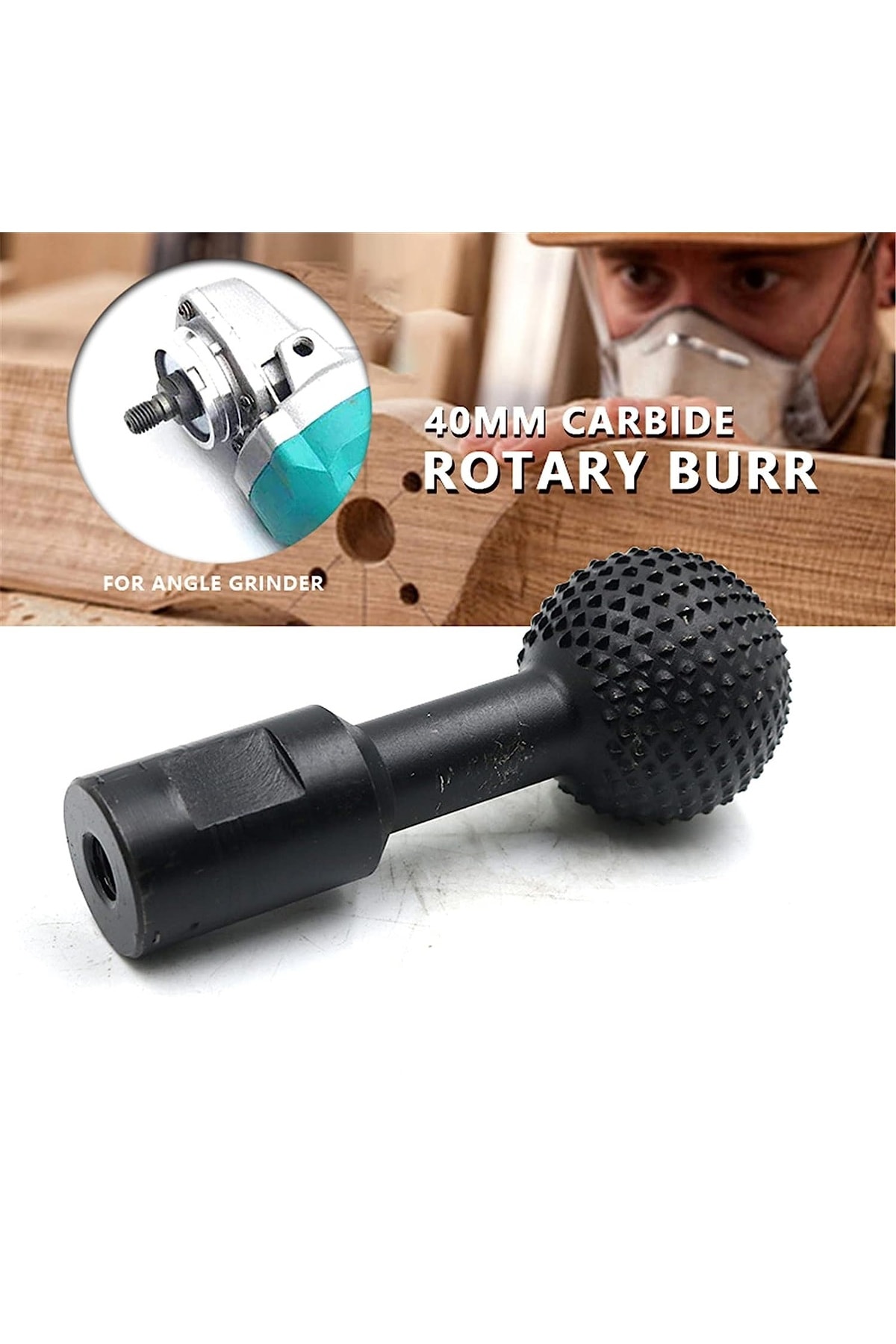 Kuksa Bardak Ahşap kase Kaşık Oyma ağaç İşleme alet seti Avuç taşlama uyumlu Disk Küre törpü
