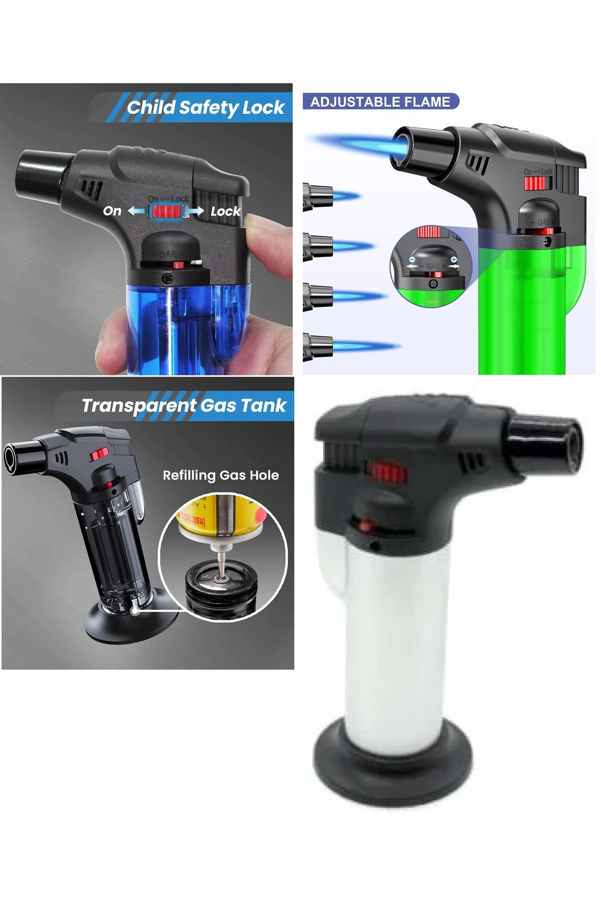 Pürmüs Torch Pürmüz Doldurulabilir Hürmüs Emniyetli Cakmak Hürmüz Alevli Çakmak Clipper Gaz Yemek