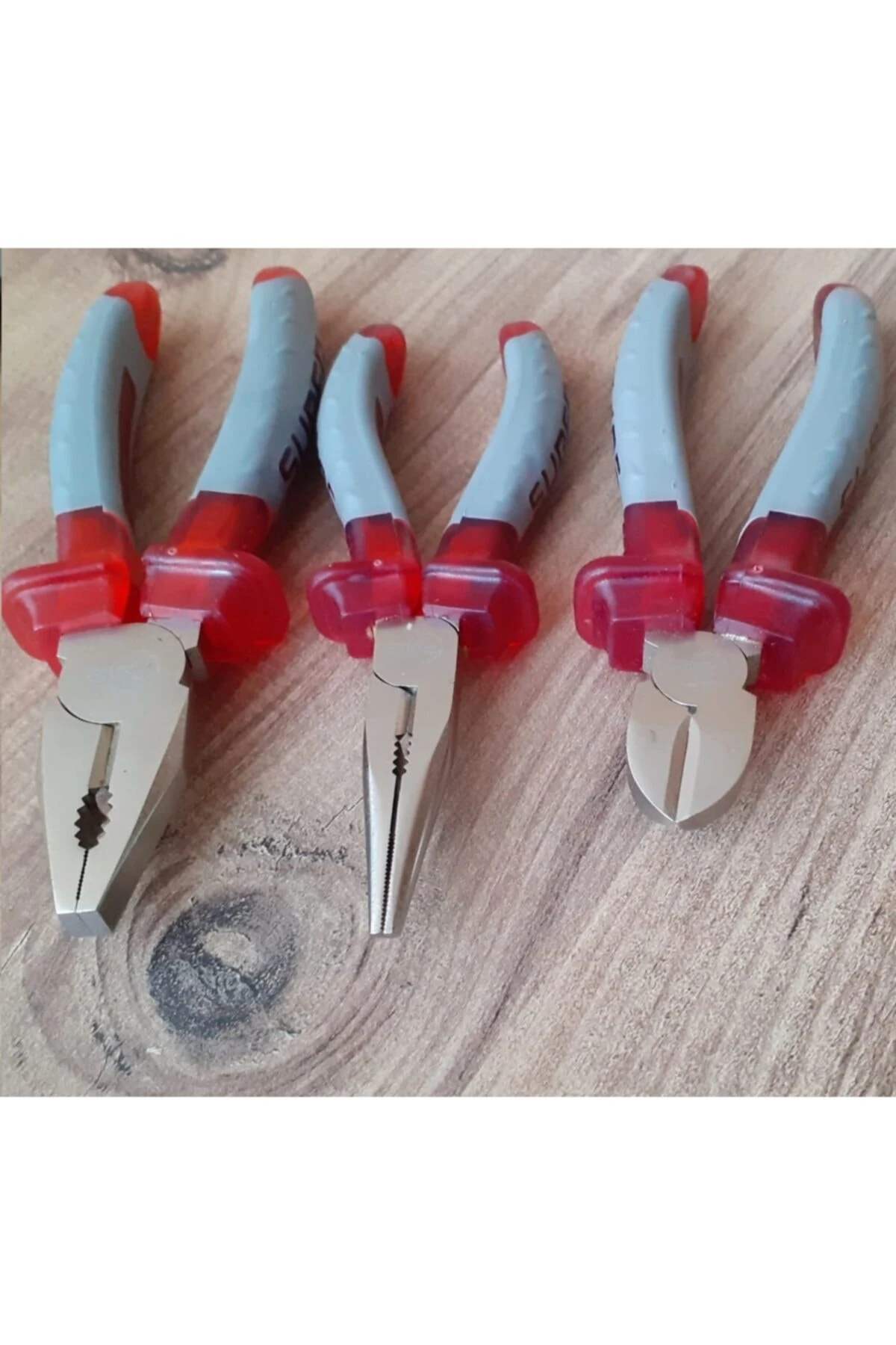 Pense Yan Keski Seti Manyetik Düz Yıldız Tornavida Kontrol Kalemi Takımı 6 Parça Izoleli Set