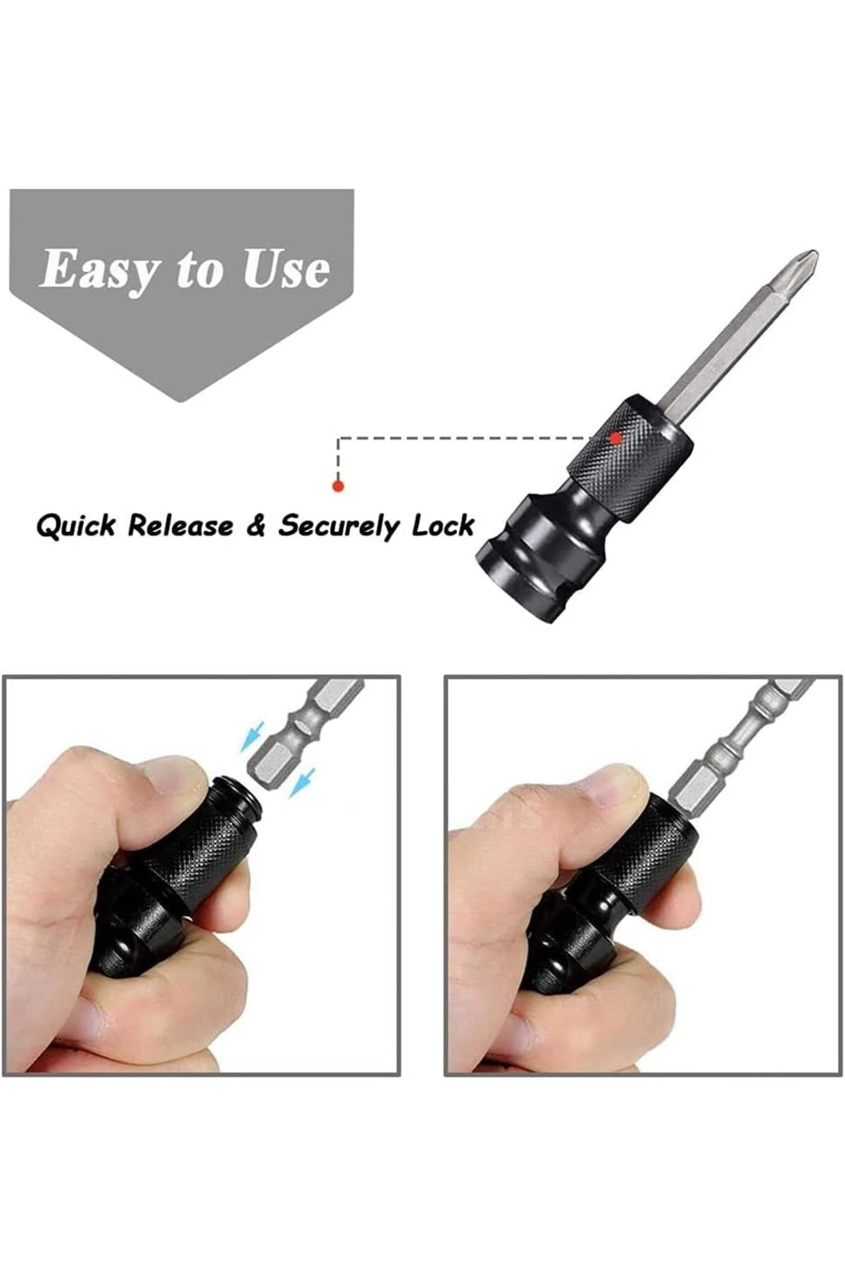 Somun Bijon Sökme Takma Sıkma Makinesi Için Bits Adaptörü Darbeli Matkap Için Ağır Hizmet