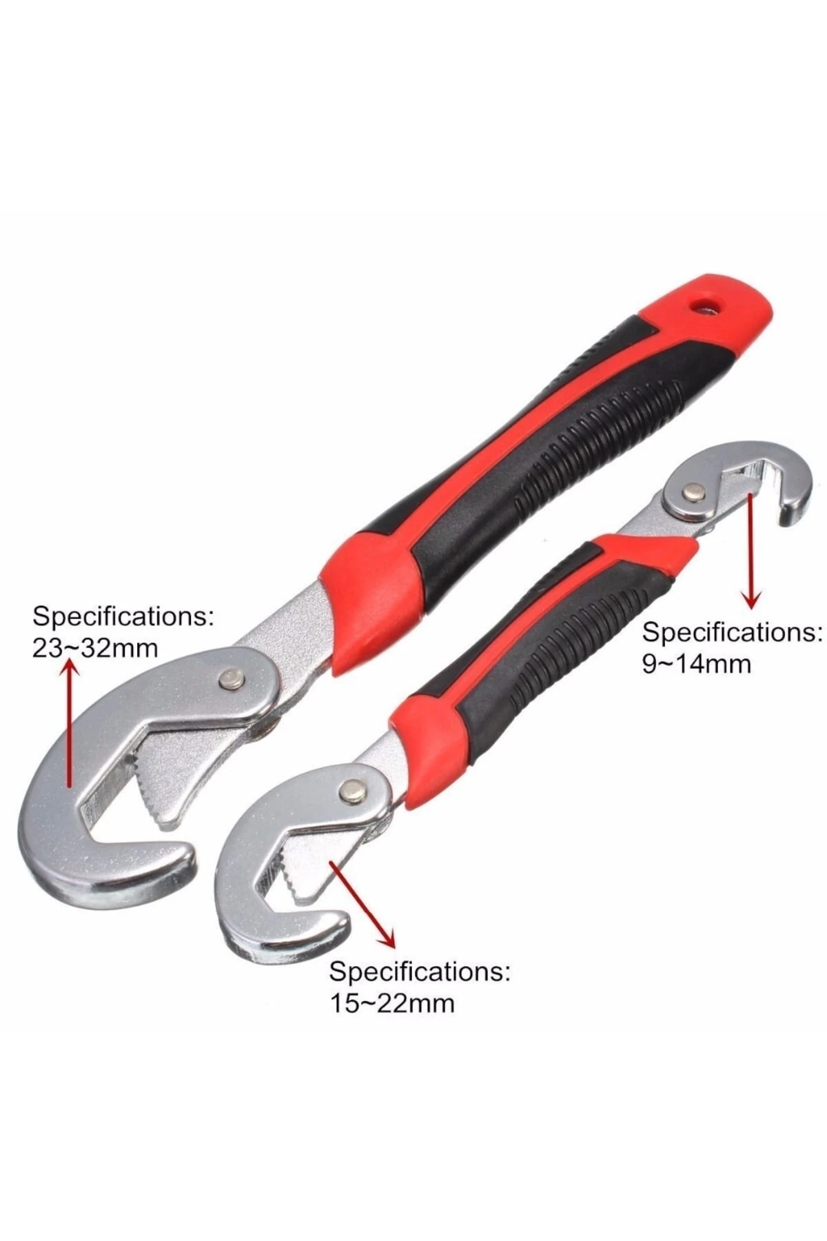 Tesisatçı Çok Fonksiyonlu Wrench Snap N Grip 8-32mm Akıllı Anahtar Ford Pense Ingiliz Anahtarı 2li