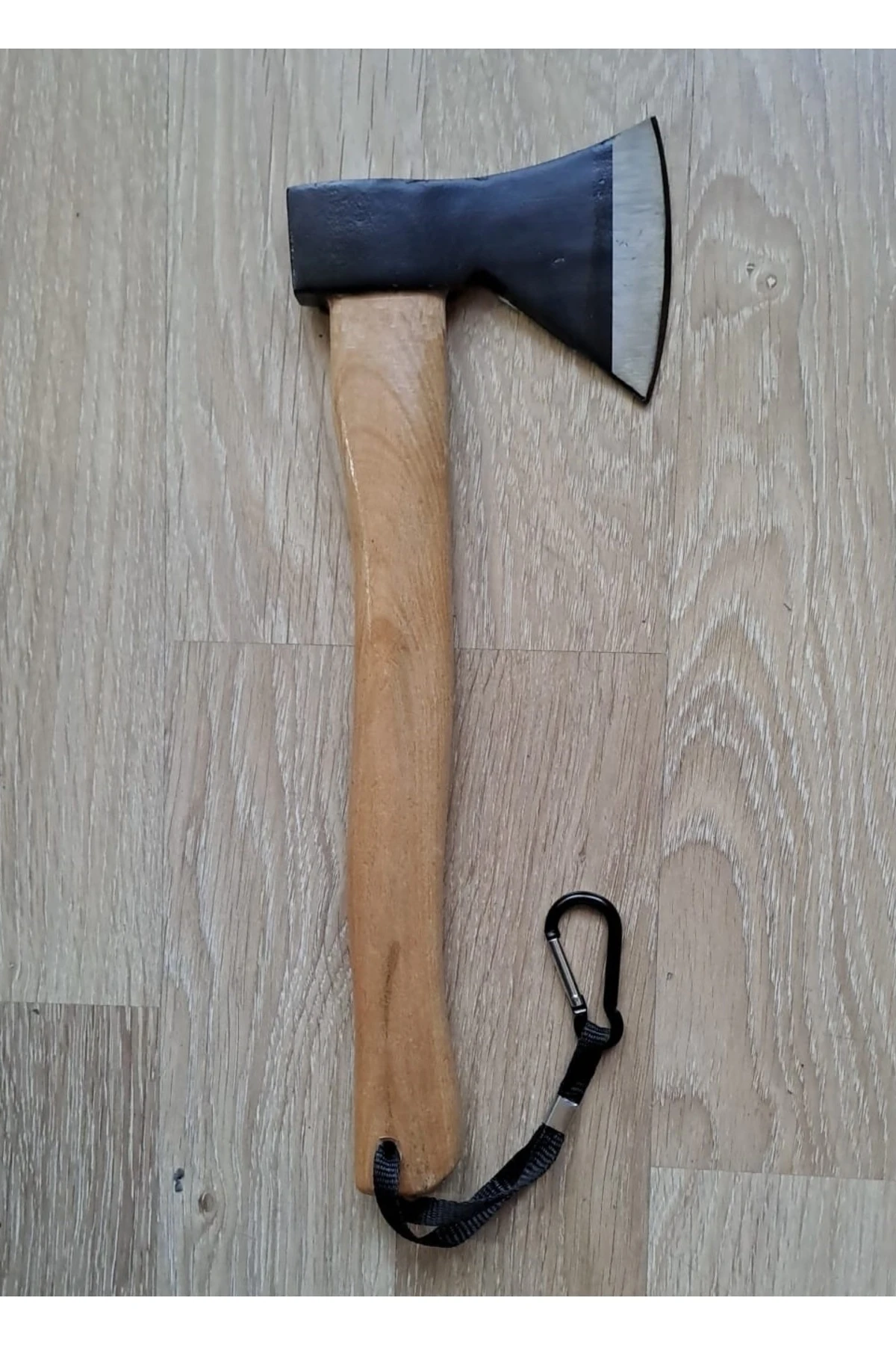 Ahşap Saplı Odun Kesme Baltası Orman Bahçe Doğa Kamp Için Nacak Balta Orman Aktiviteleri 600gr