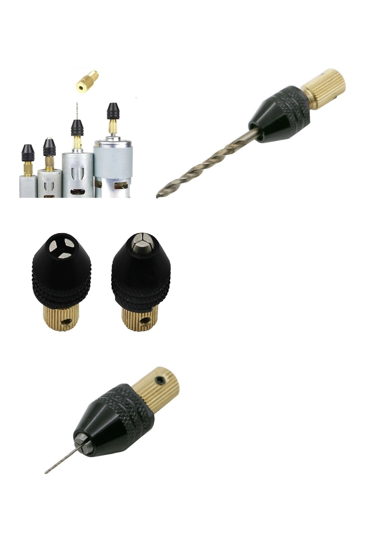 Motor Mili Için Otomatik Mandren 3.17mm Kaplin M8 Kısa Kuyruk Gravür Makinesi Mandreni Ödev Proje