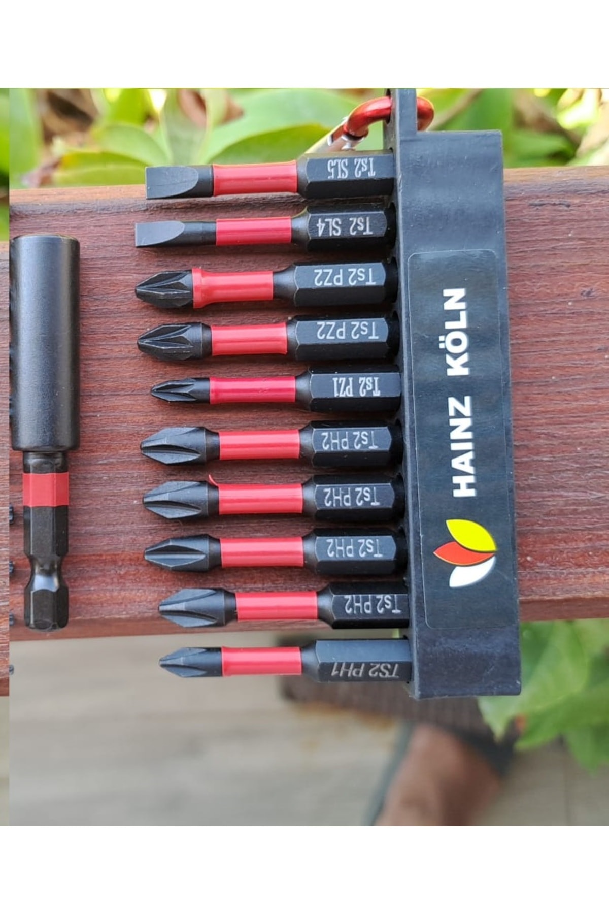 Yıldız Düz Vidalama Uç Seti Hex Bits uç takımı Manyetik uzatma Adaptörlü 12 Parçalı Set