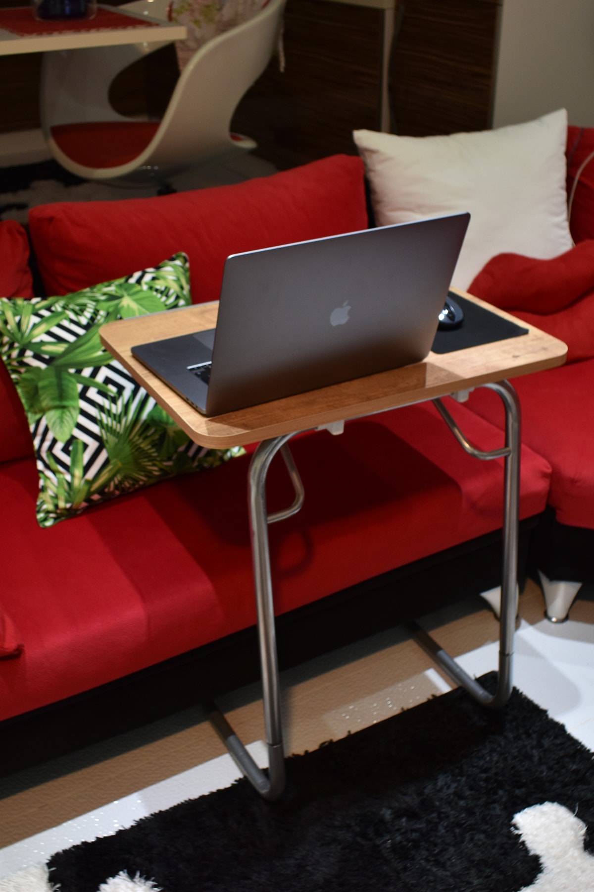 Ceviz Laptop Notebook Masası 3 Kademeli