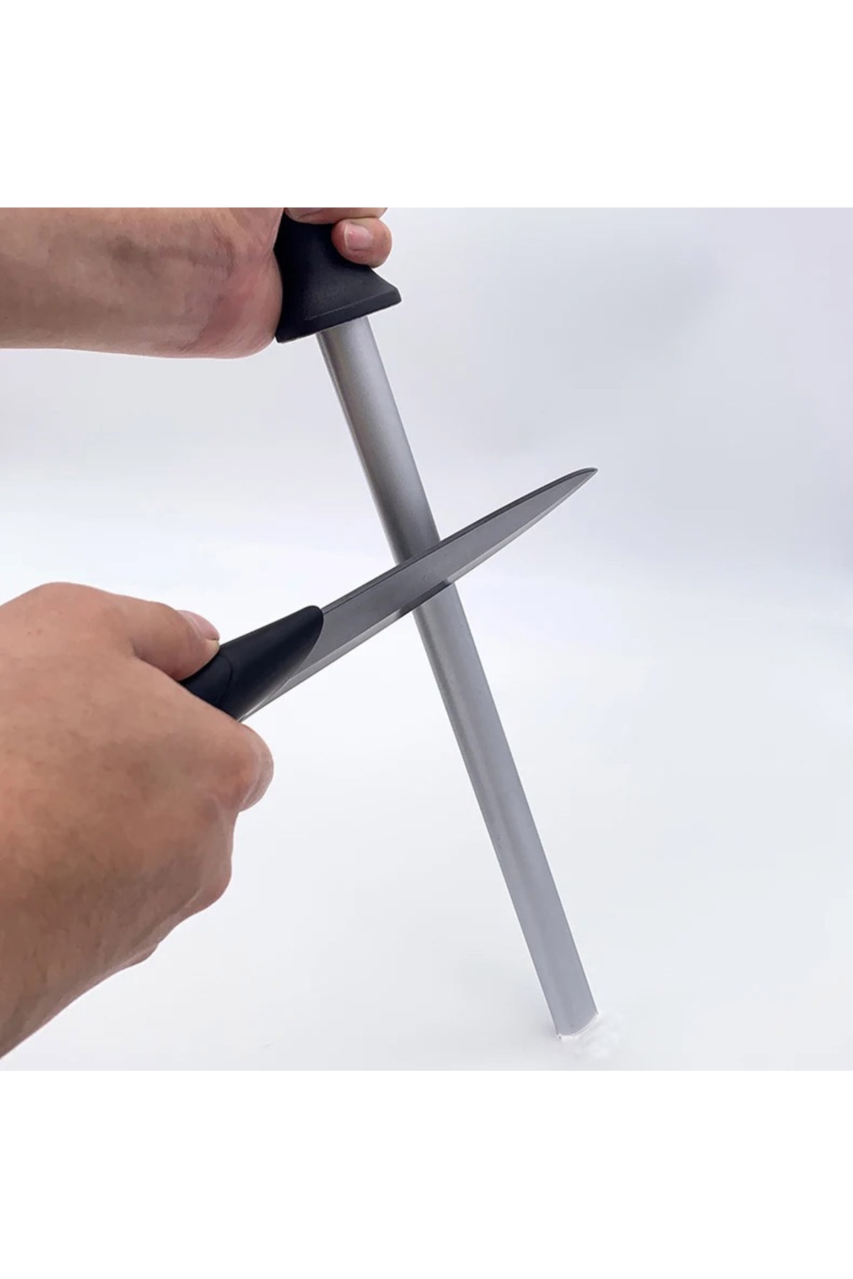 bıçak bileme oval masat ve bileme taşı satır nacak bileme Yassı 37cm masat tırpan taşı seti