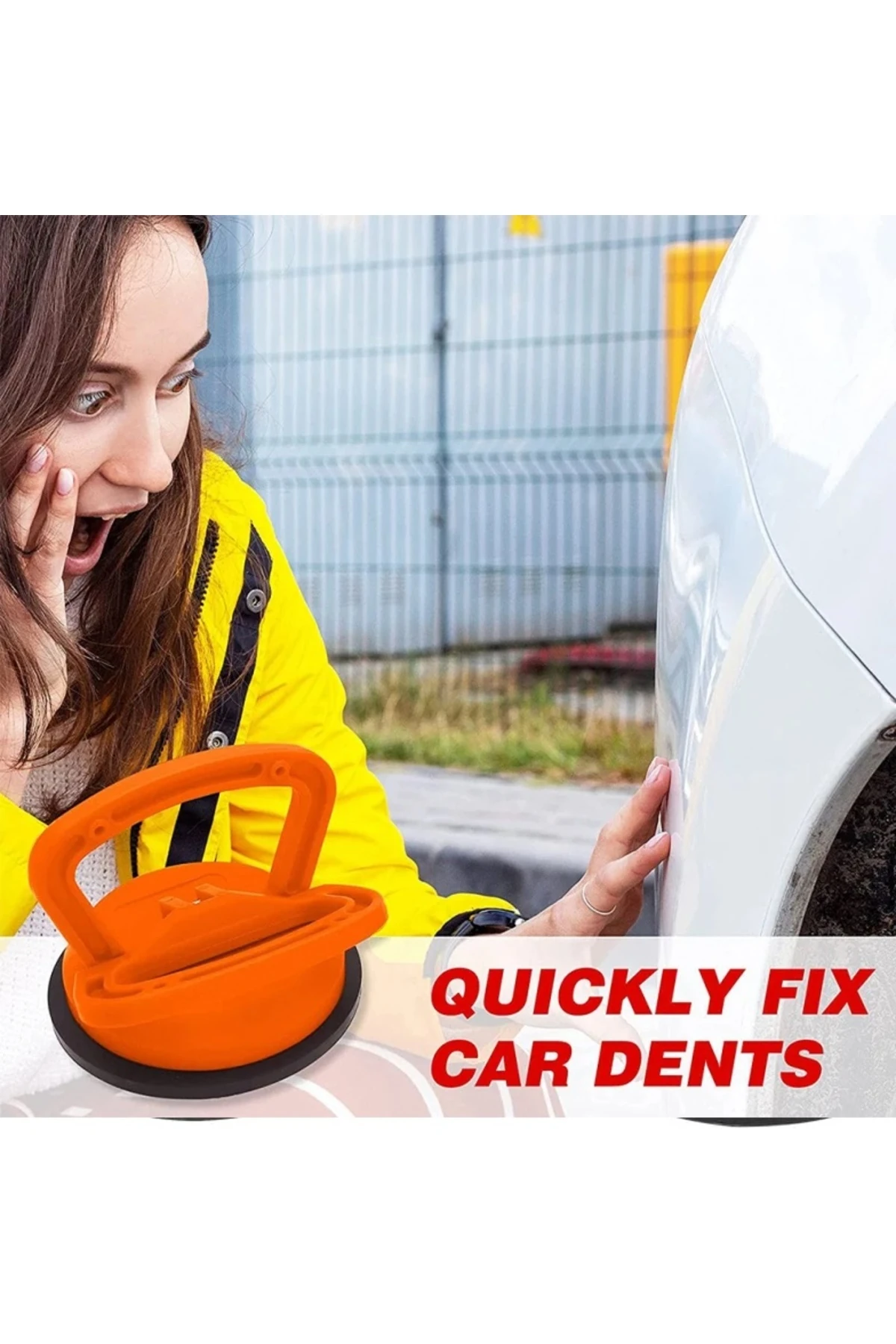 Fayans sermik cam plaka Tutucu vakumlu vantuz araç Kaporta tampon Çökük çıkartma Vantuzu 2li