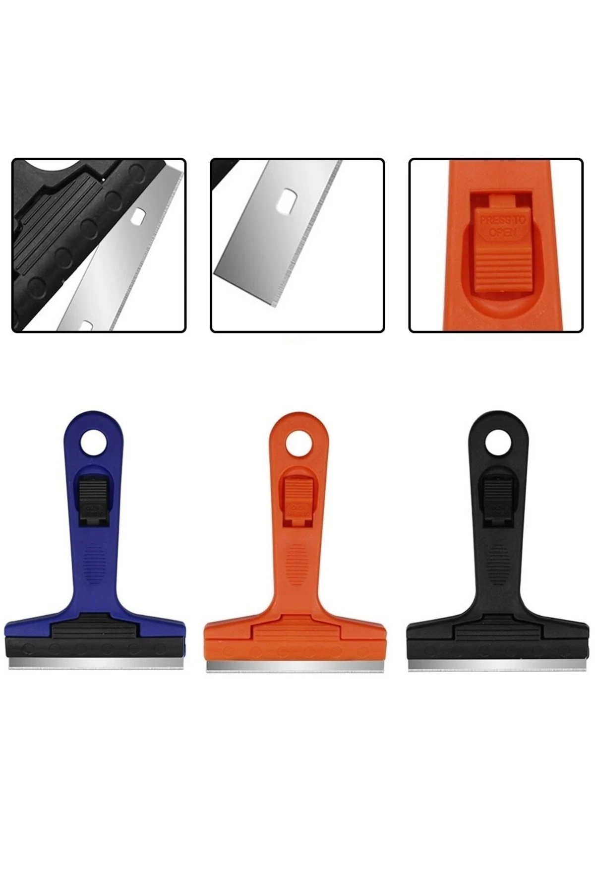 Çok Fonksiyonlu Cam Seramik Ocak Kazıyıcı Temizleyici Sökücü Spatula Ev Aletleri Mutfak Fırın Fayans