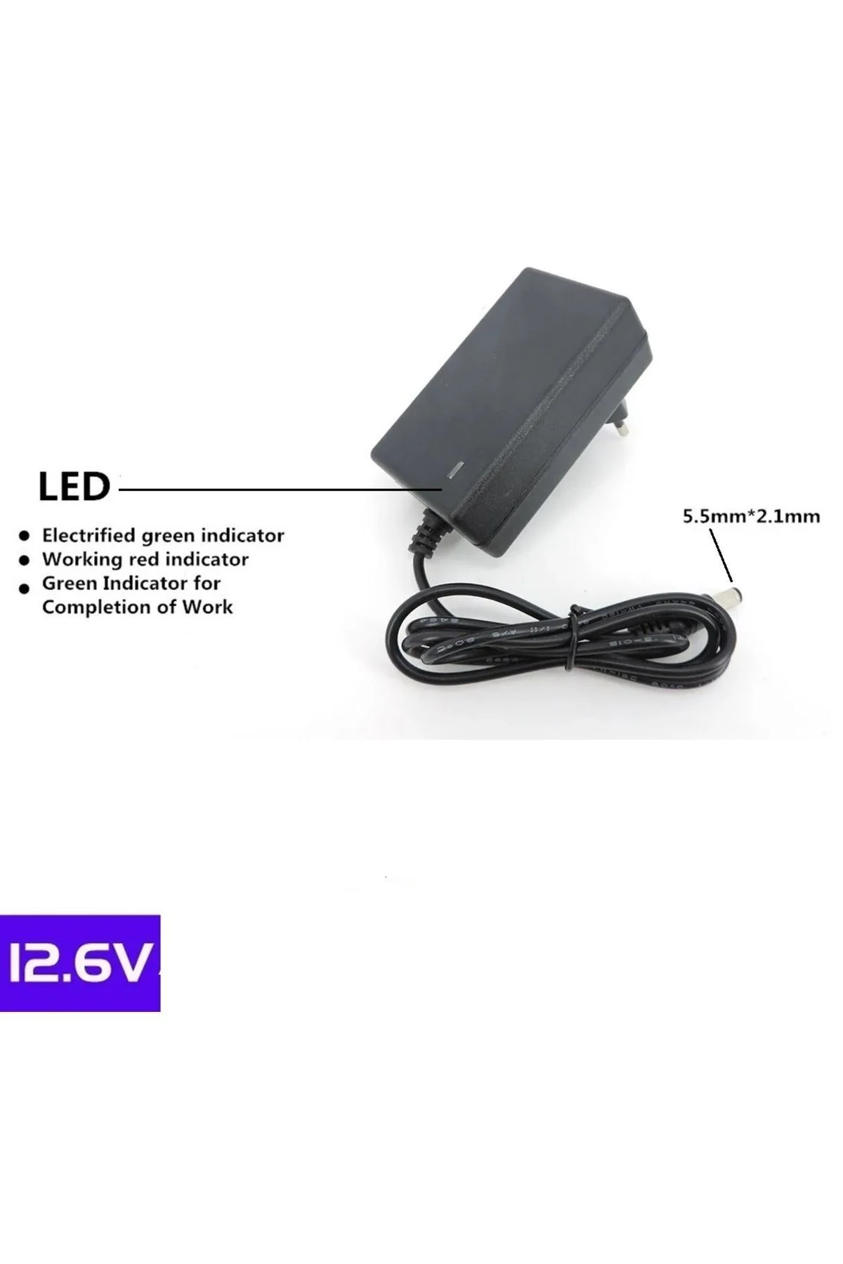 Şarjlı Matkap Için Şarj Adaptörü 18v 21v Li-on Pil Şarj 5.0 mh 4.0 Mah Üniversal 18650 pil için