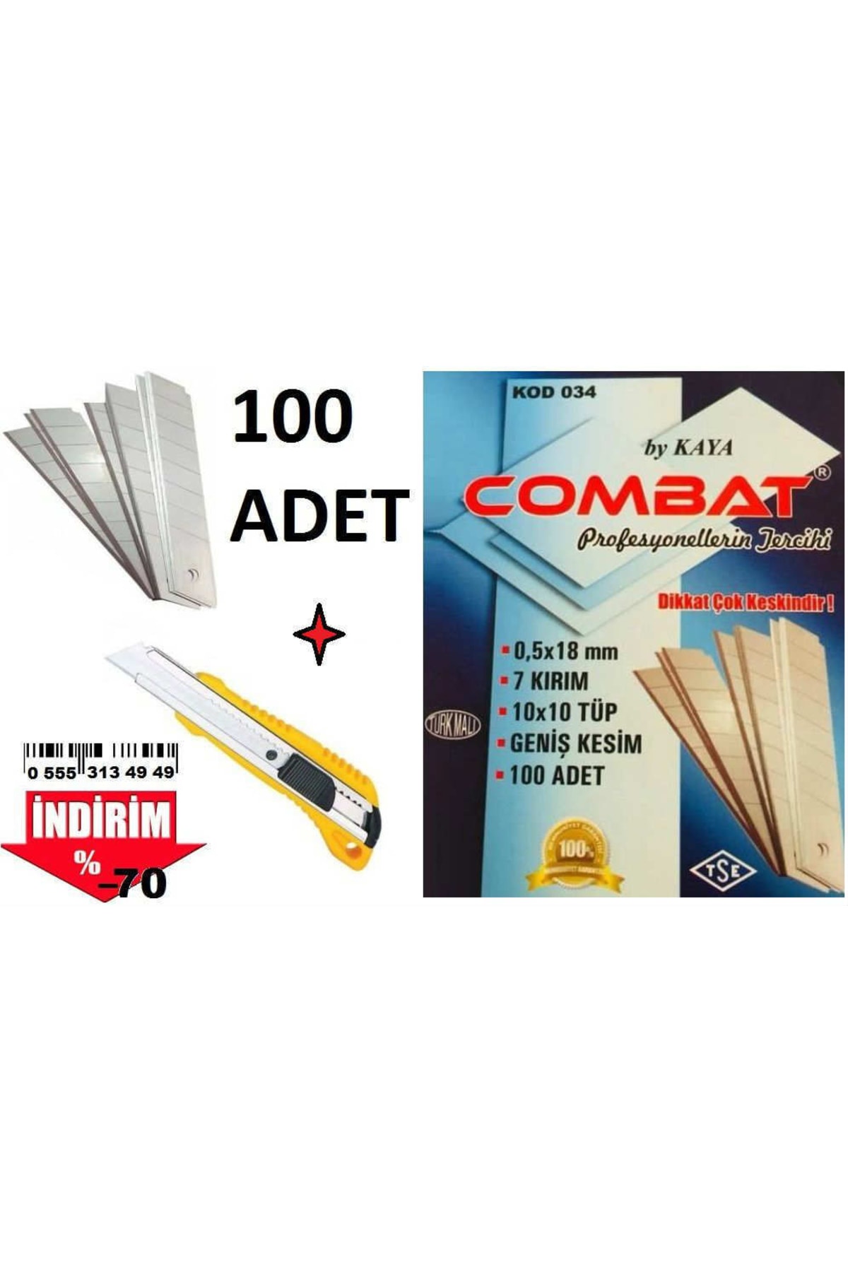 Falçata Bıçağı Maket Bıçak Ağzı 10 Kutu 100 Adet 0.35mm Falcata Yedeği