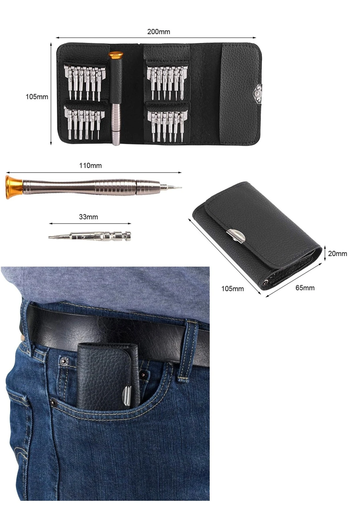 Mini Hassas Tornavida Seti Cep Telefonu notebook saat saatçi Torx Altıgen Yıldız Saatci tamir seti