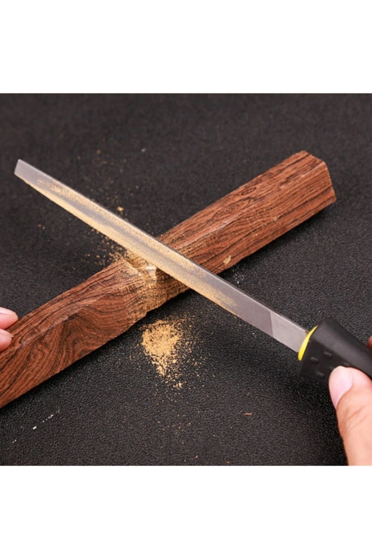 Üçgen Saplı Eğe Ve Balık Sırtı Törpü Seti Büyük Boy 32cm Ege Takımı 2 Parça