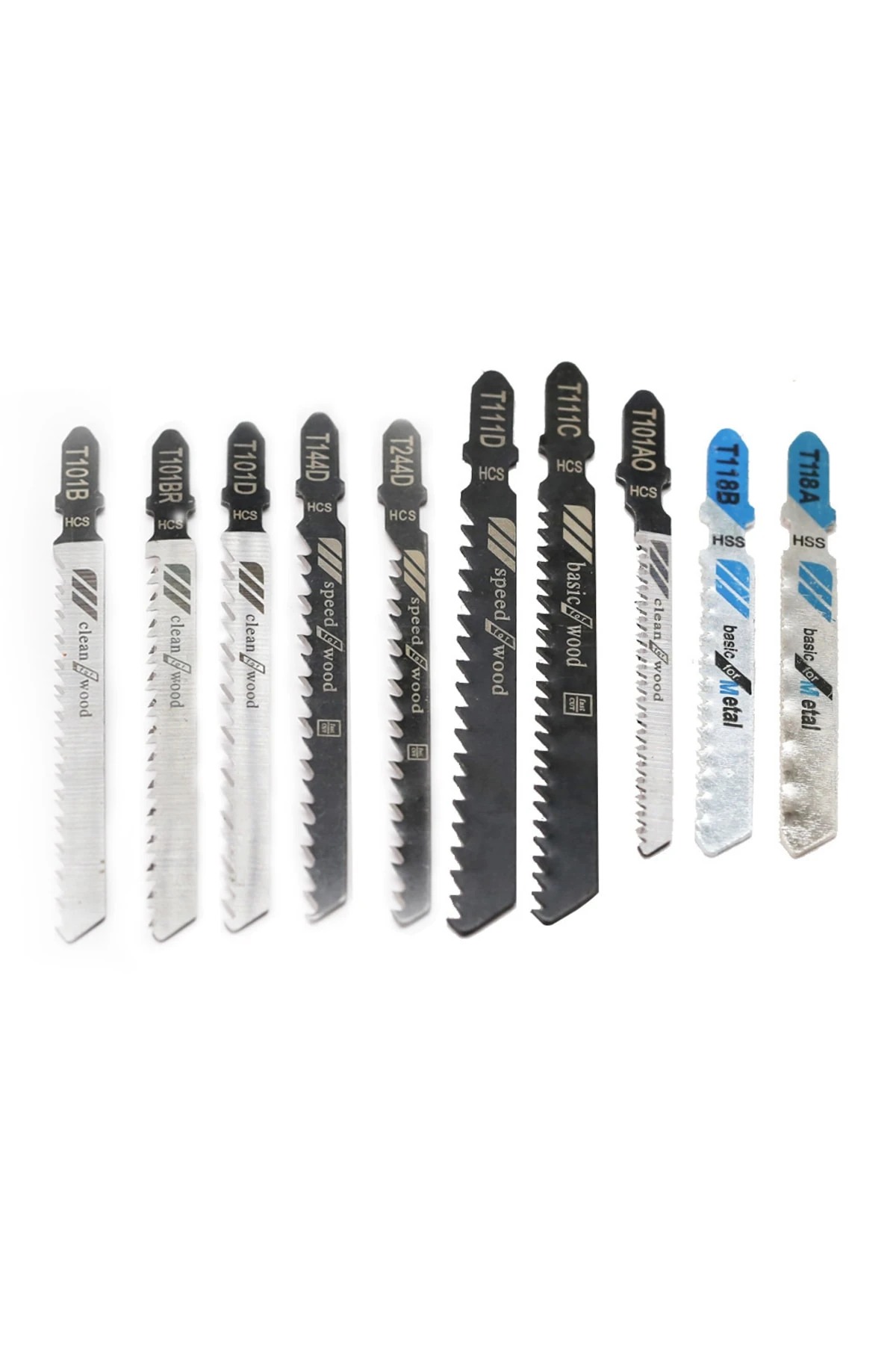 Dekopaj Için 10 Parçalı Çeşitli Dekopaj Bıçak Seti Ahşap Metal Kemik Kesme Bıçak Seti