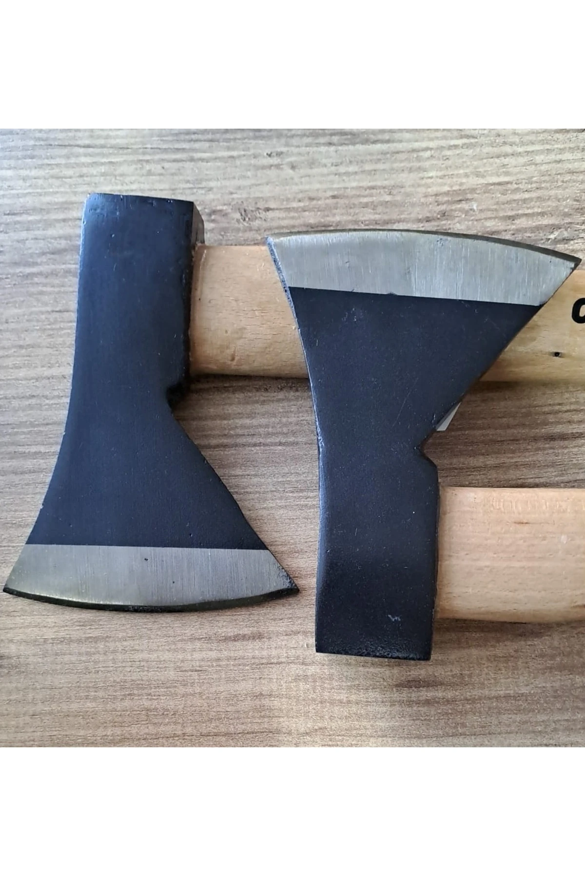 Ahşap Saplı Odun Kesme Baltası Orman Bahçe Doğa Kamp Için Nacak Balta Orman Aktiviteleri 600gr