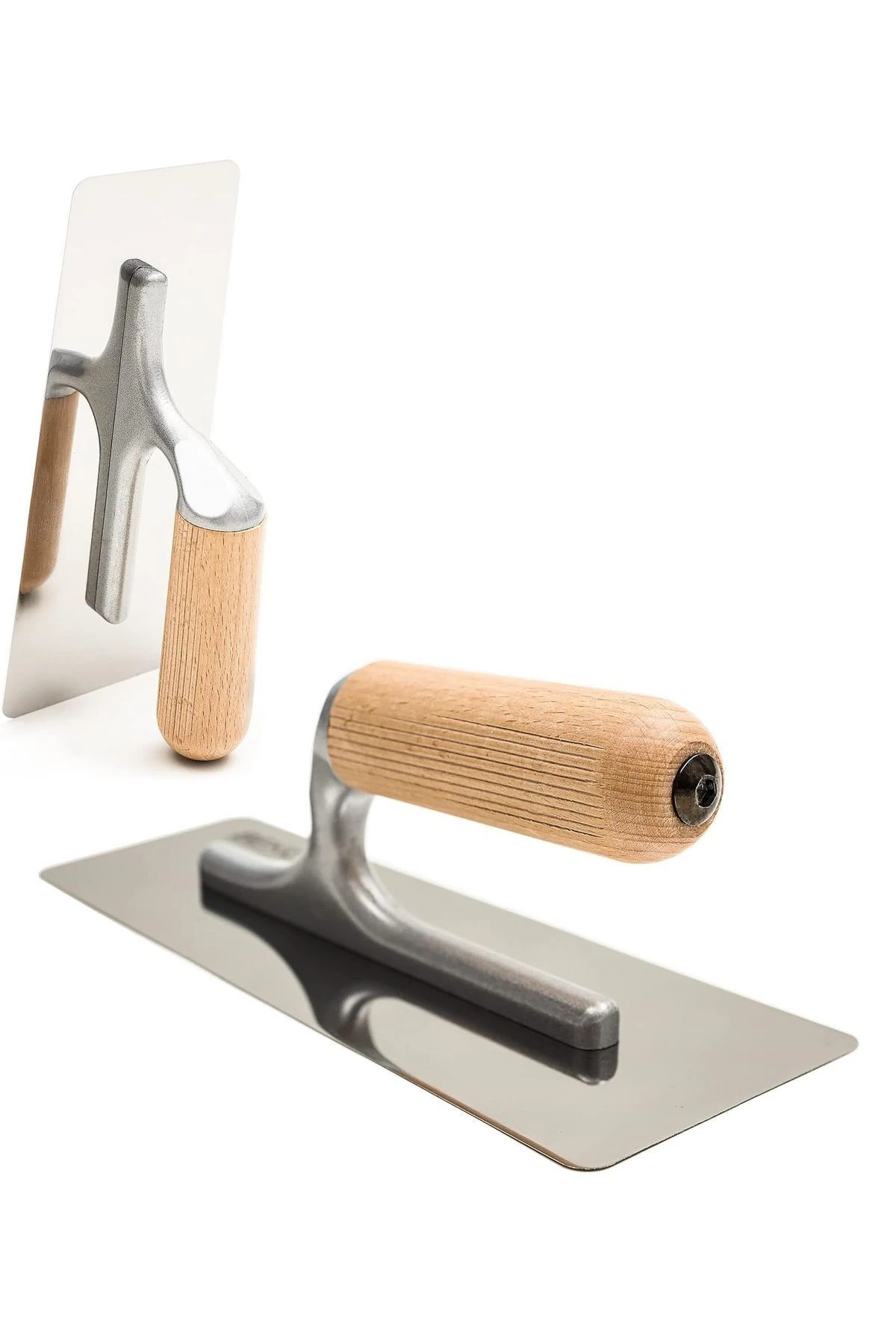 Alçı Kaleterasit Malası Ahşap Saplı Çelik Sıyırma Düzeltme Temizleme Sıvacı Harç Sonlama Malası