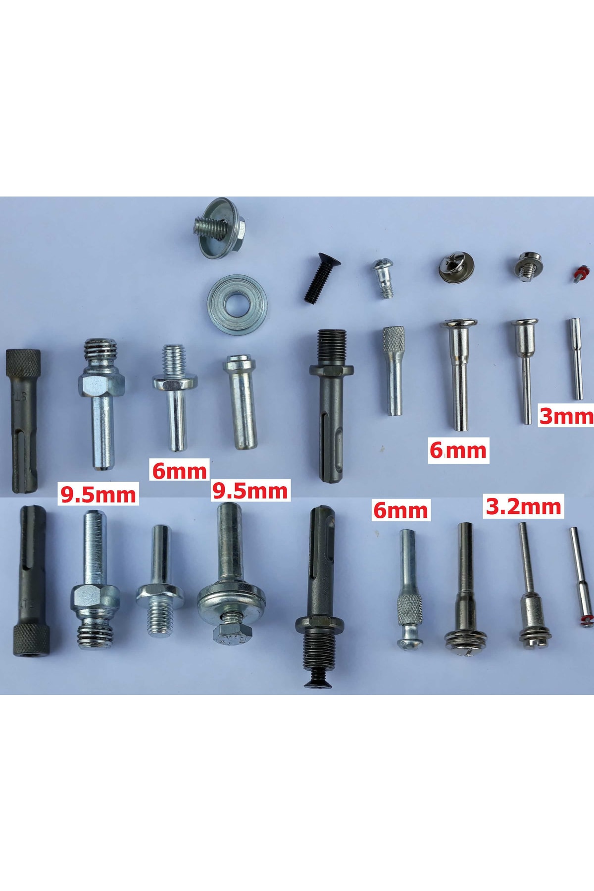 Dremel Matkap Hilti Sds Adaptörü Mini Daire Disk Testere Mandren Bağlantı Elemanı Vidalı Pim Mandire